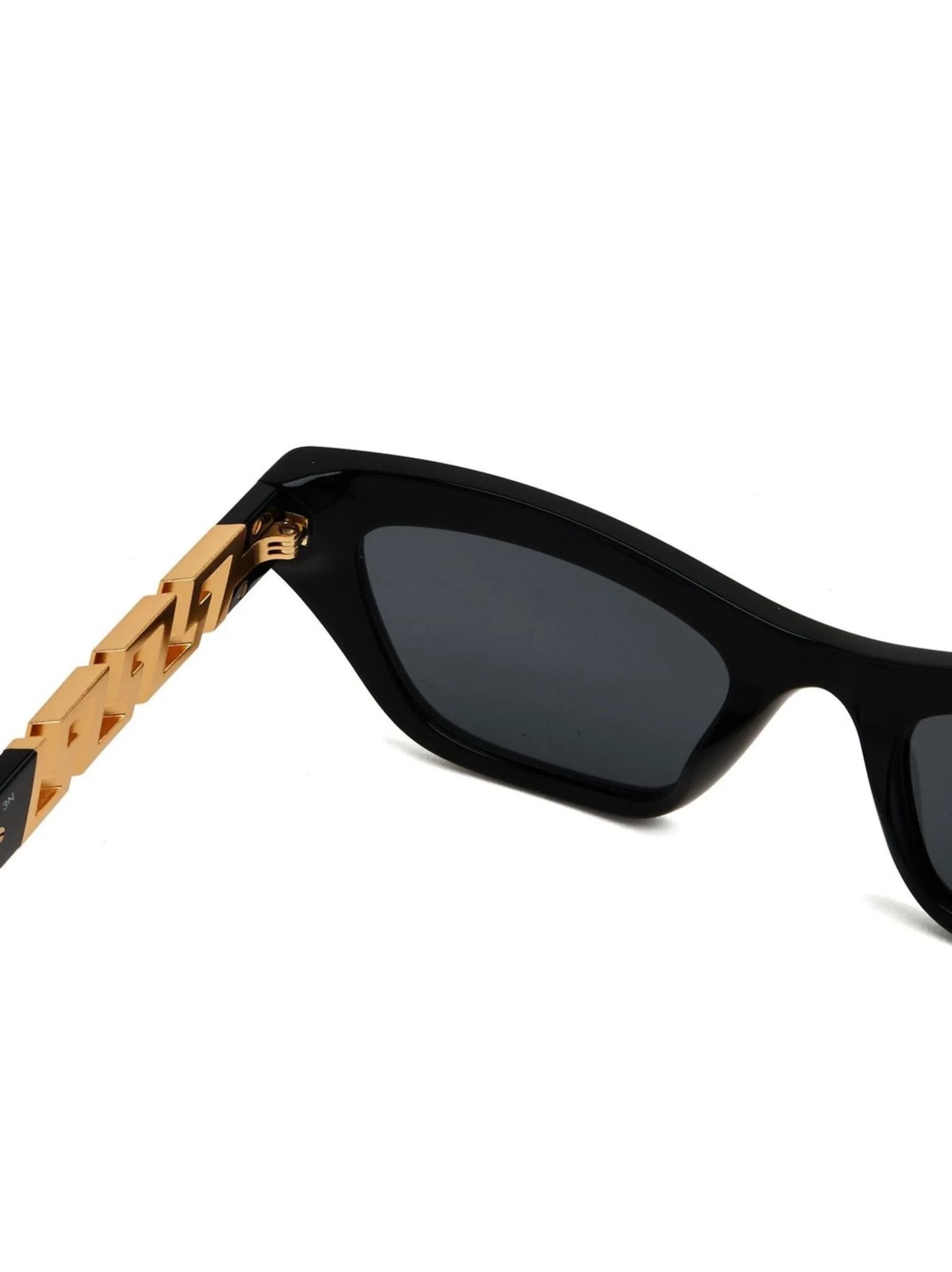 Greca-detail cat-eye sunglasses