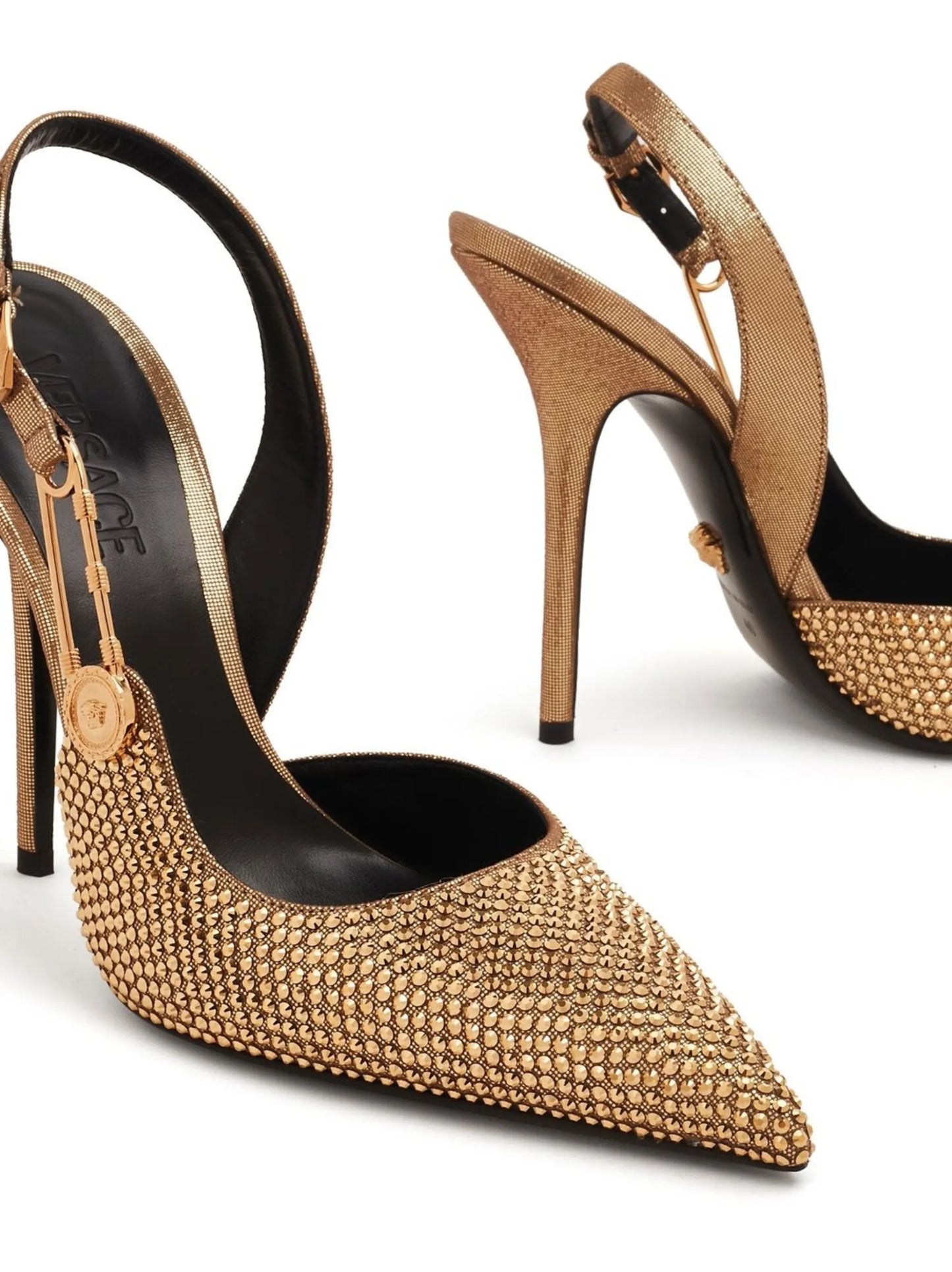 crystal-embellished 110mm pumps