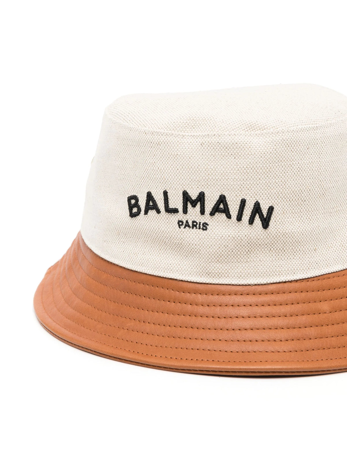 logo-embroidered bucket hat