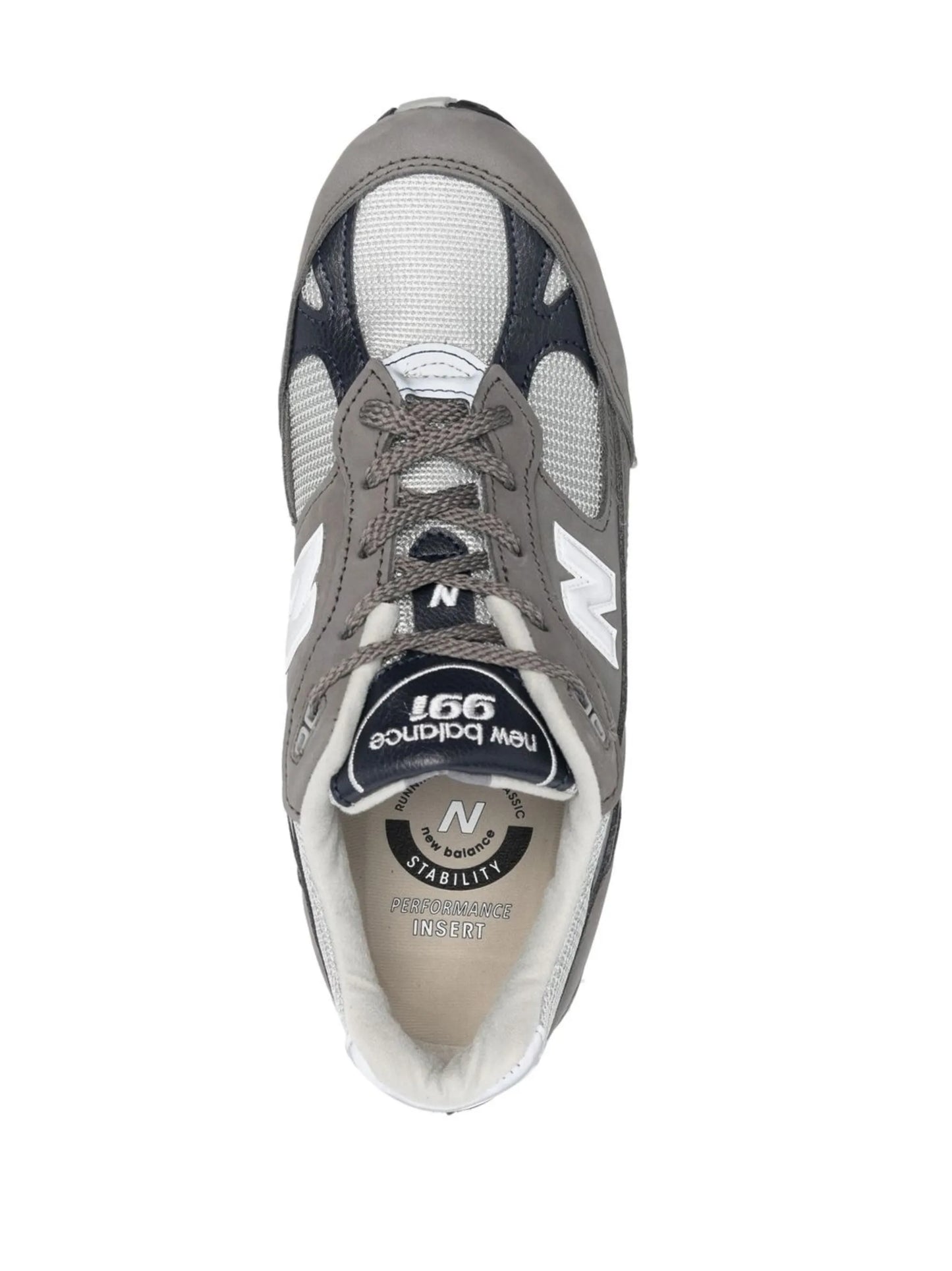suede panels lace-up sneakers