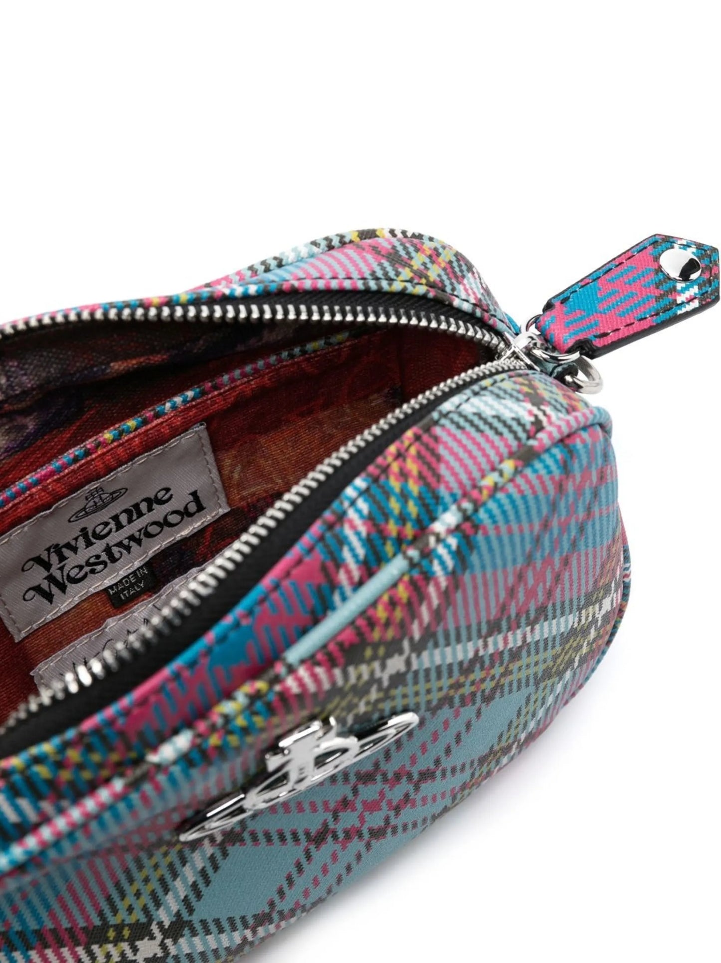 Daisy tartan-print cross body bag
