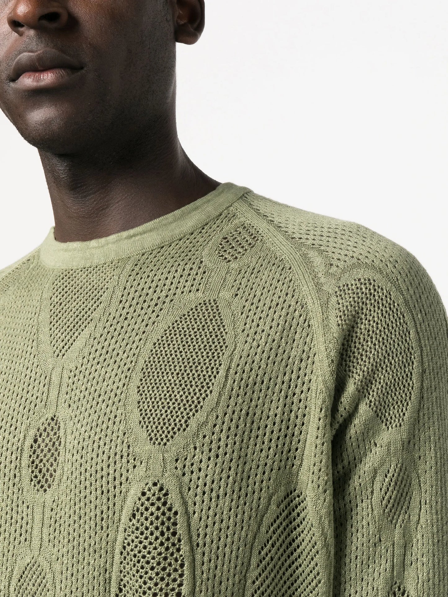 open knit jumper