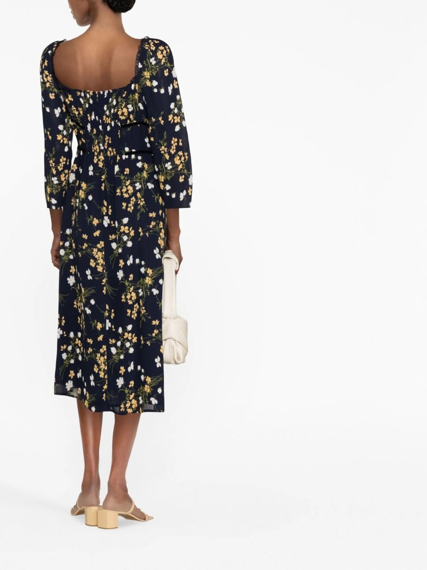 Pennie floral-print midi dress