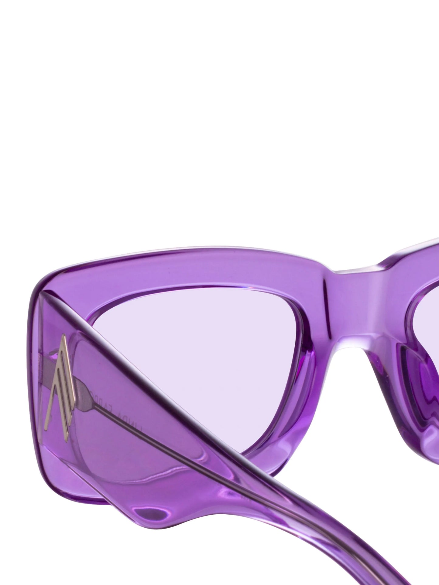 x Linda Farrow rectangle-frame sunglasses