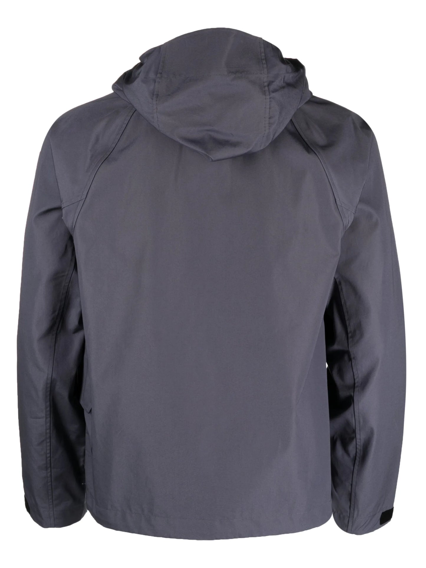 logo-patch hooded jacket