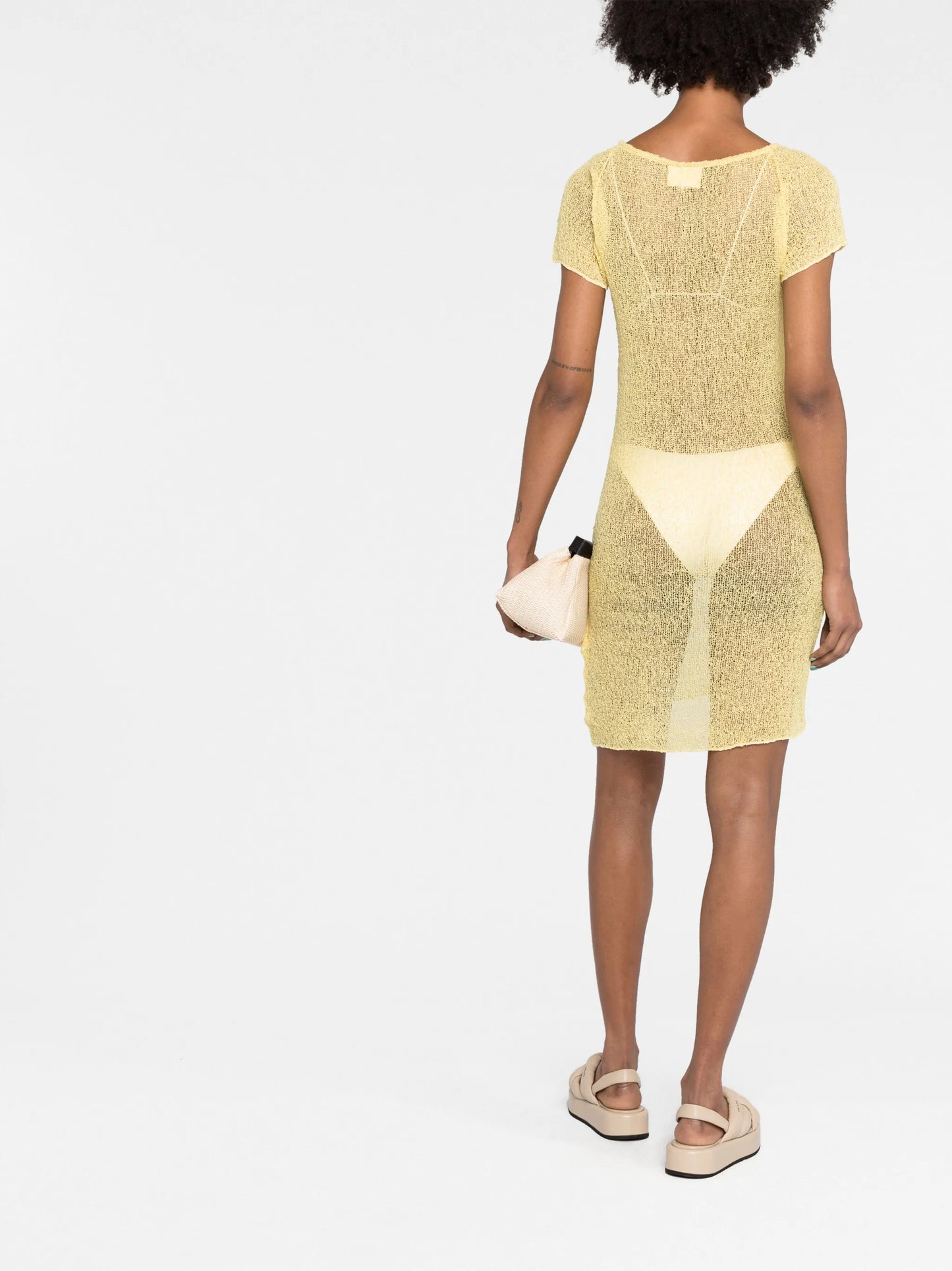 Billie open-knit mini dress