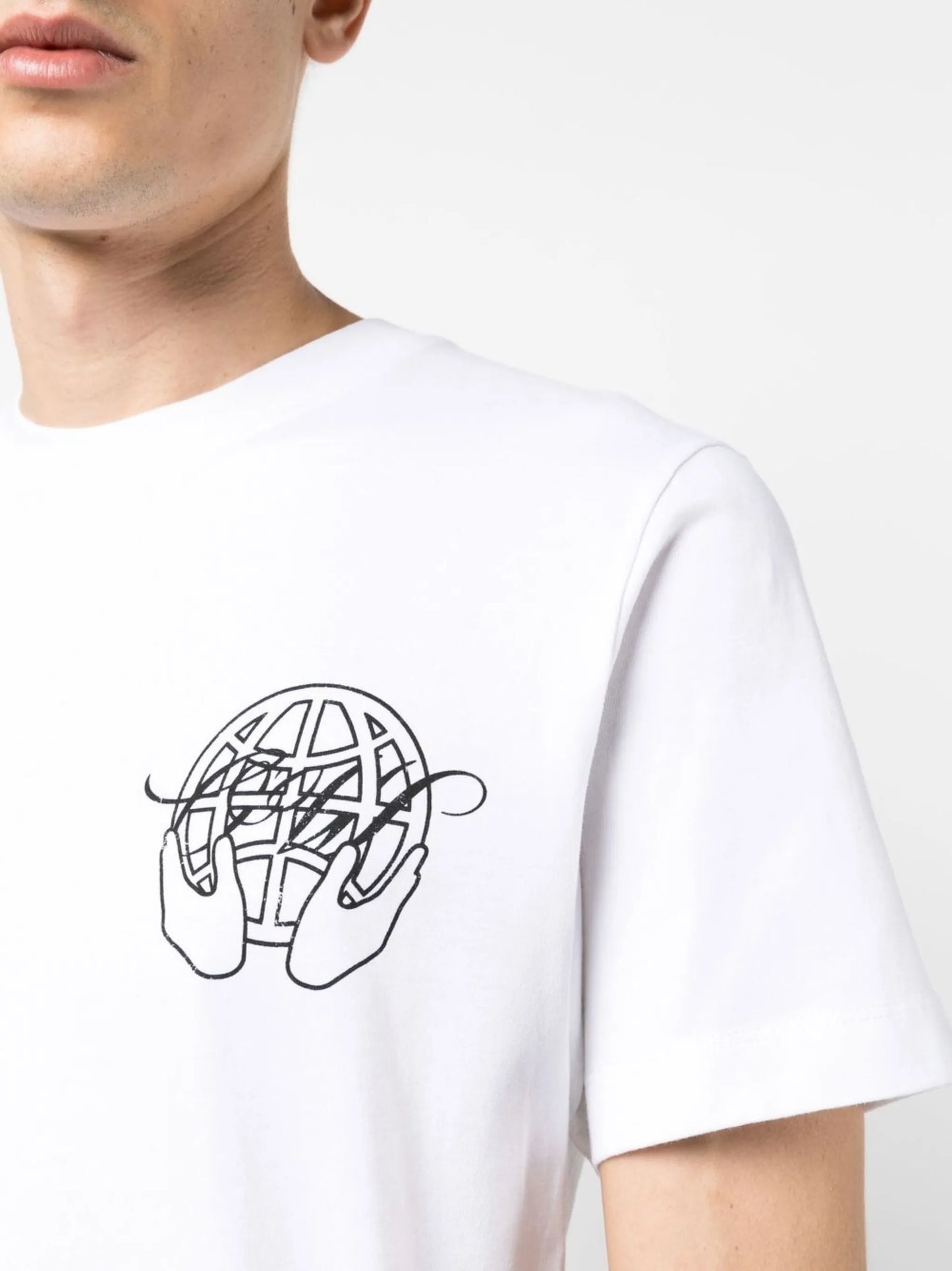 Hand Arrow-print cotton T-shirt