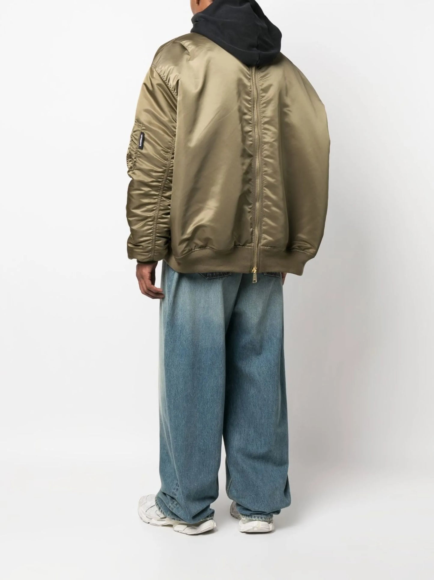 double-zip bomber jacket