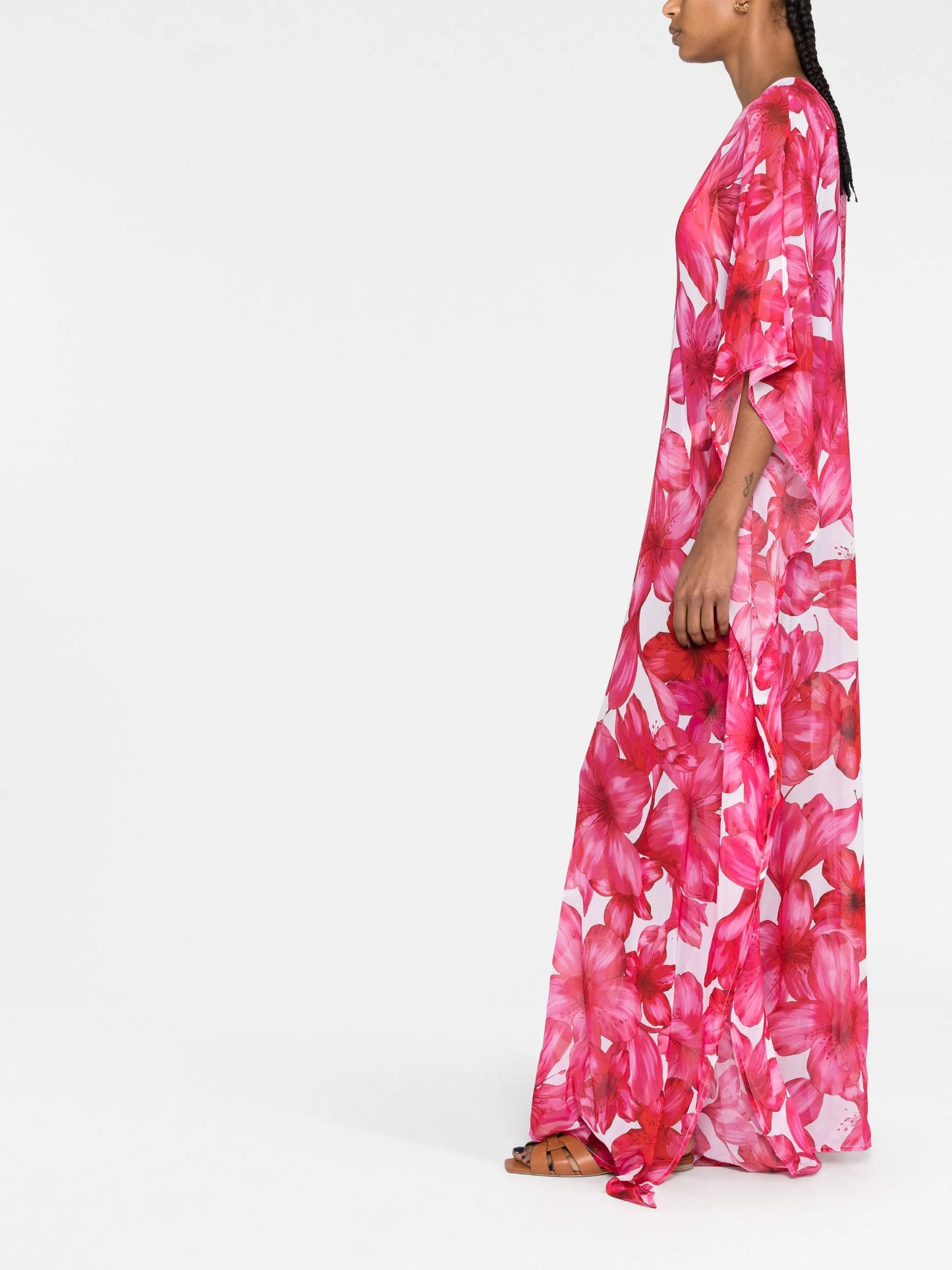 Roxanne floral print kaftan