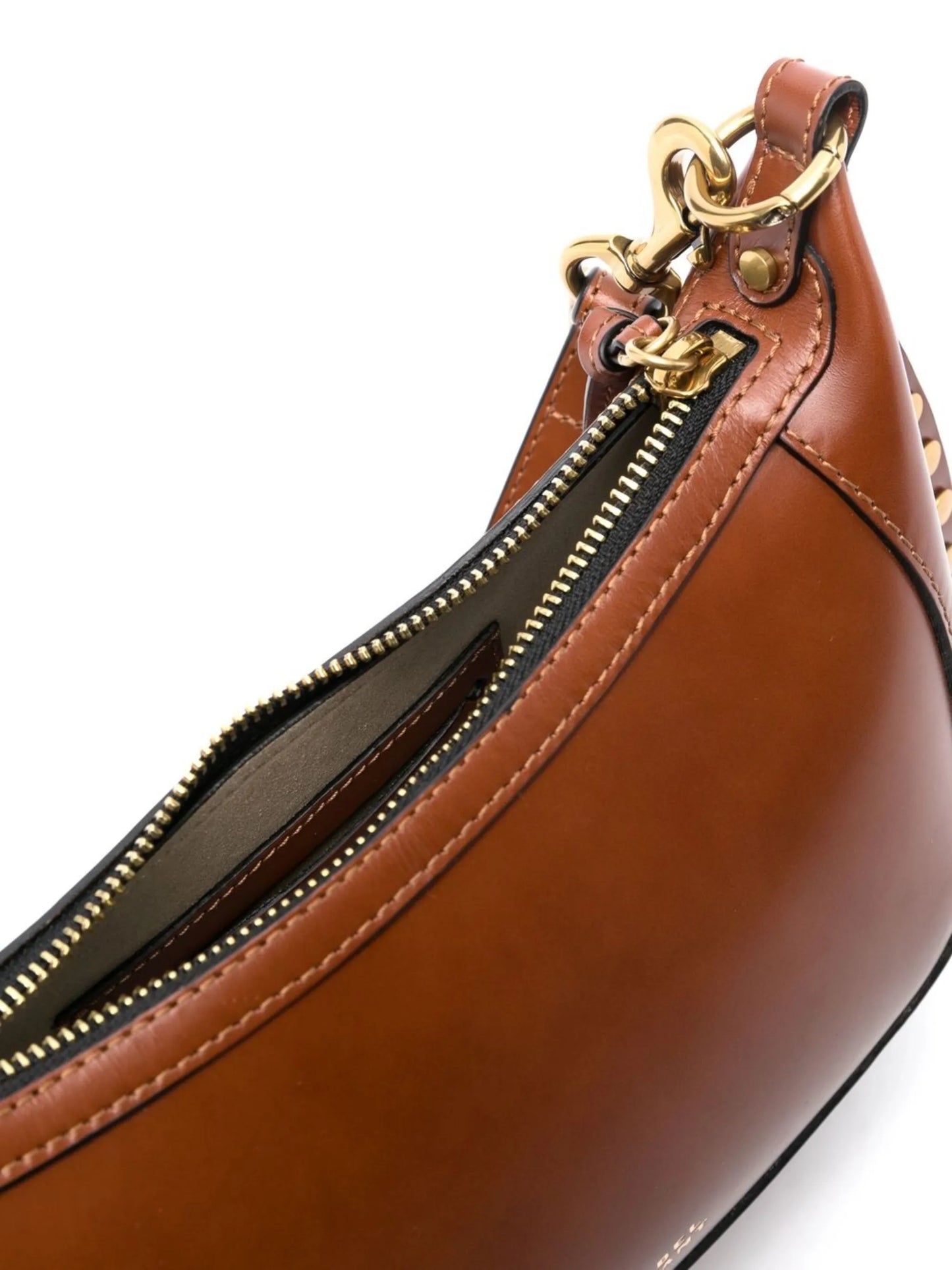 studded leather shoulder bag