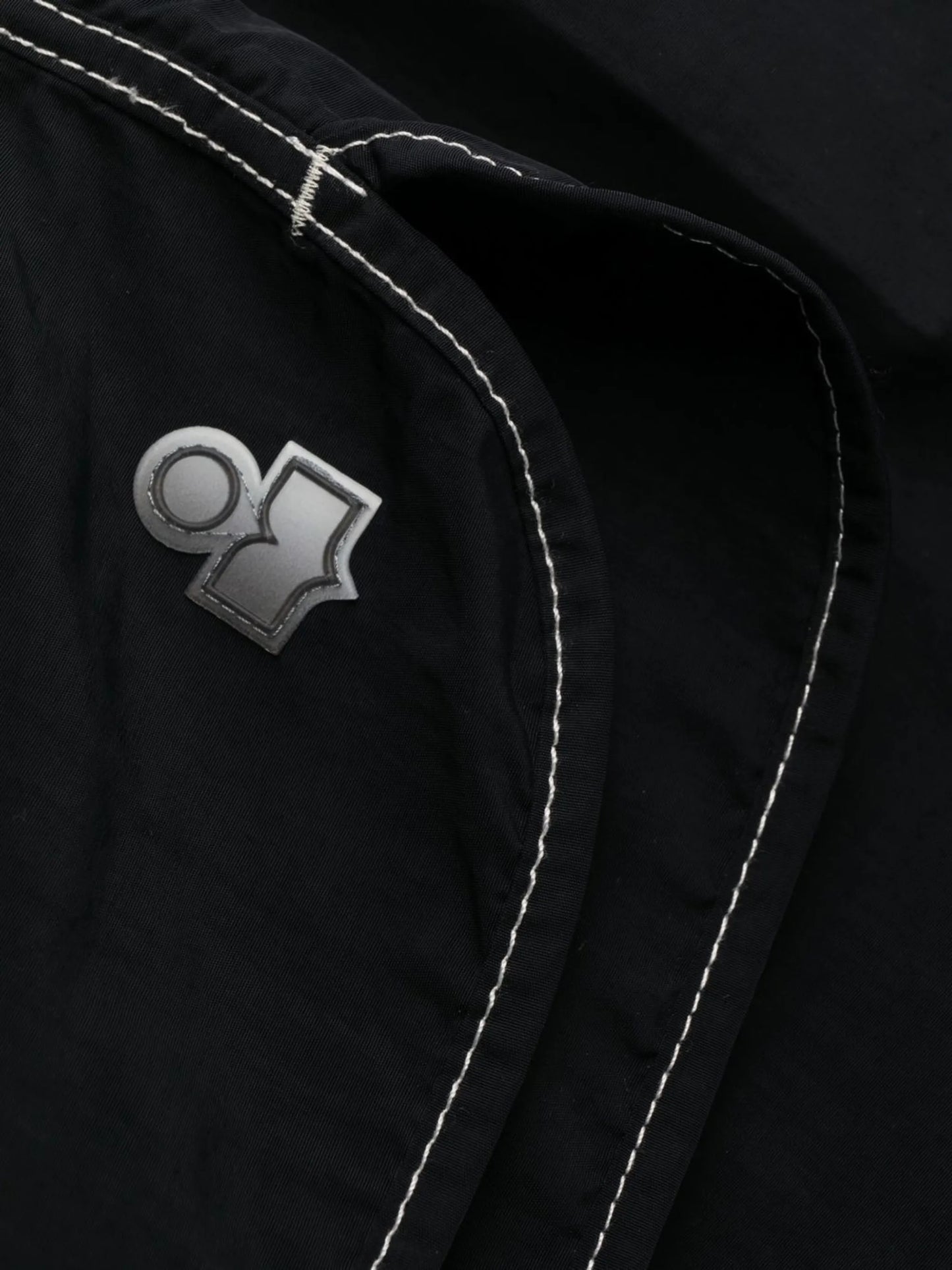 logo-patch swim shorts