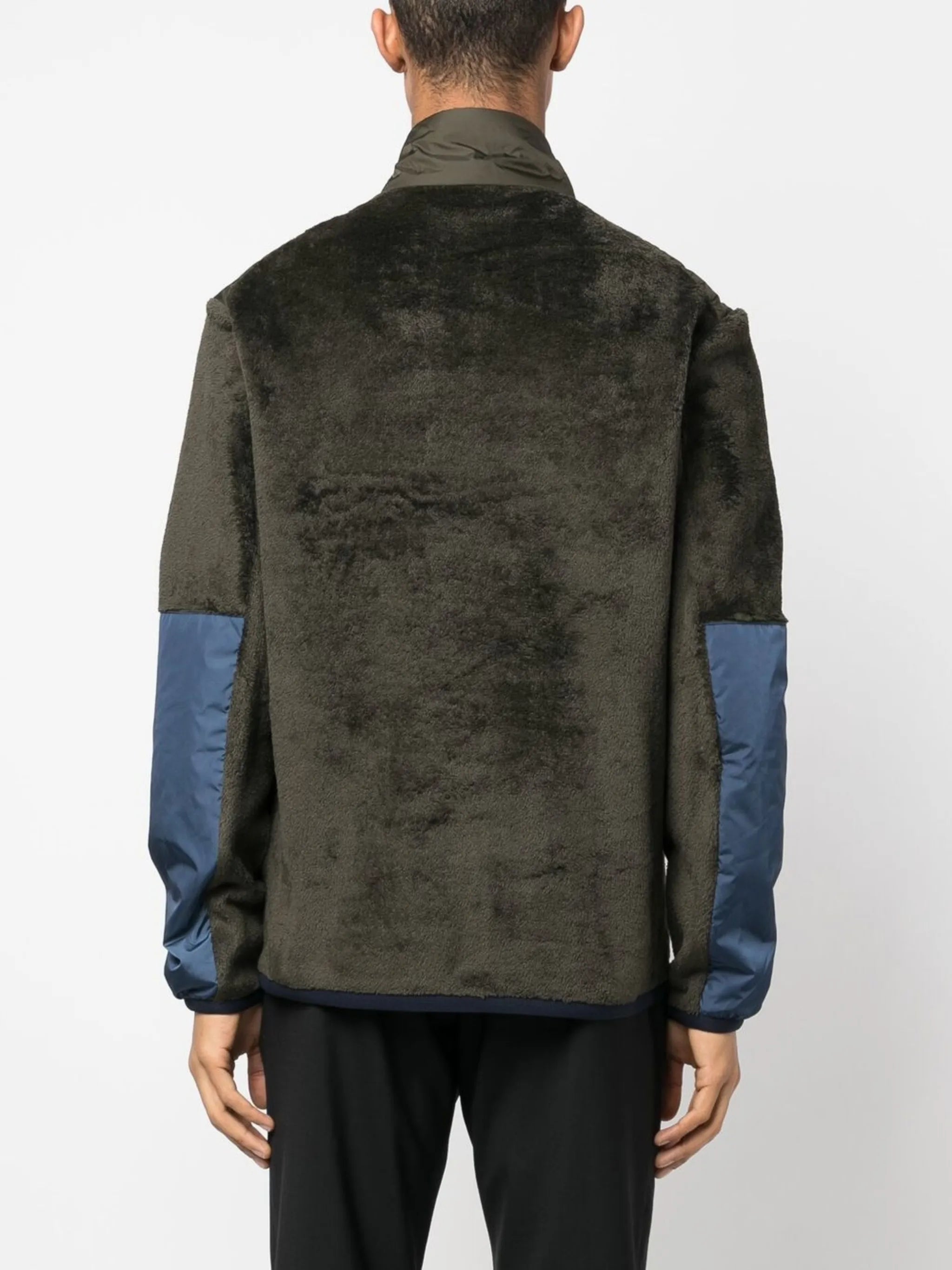 logo-patch zip-front jumper