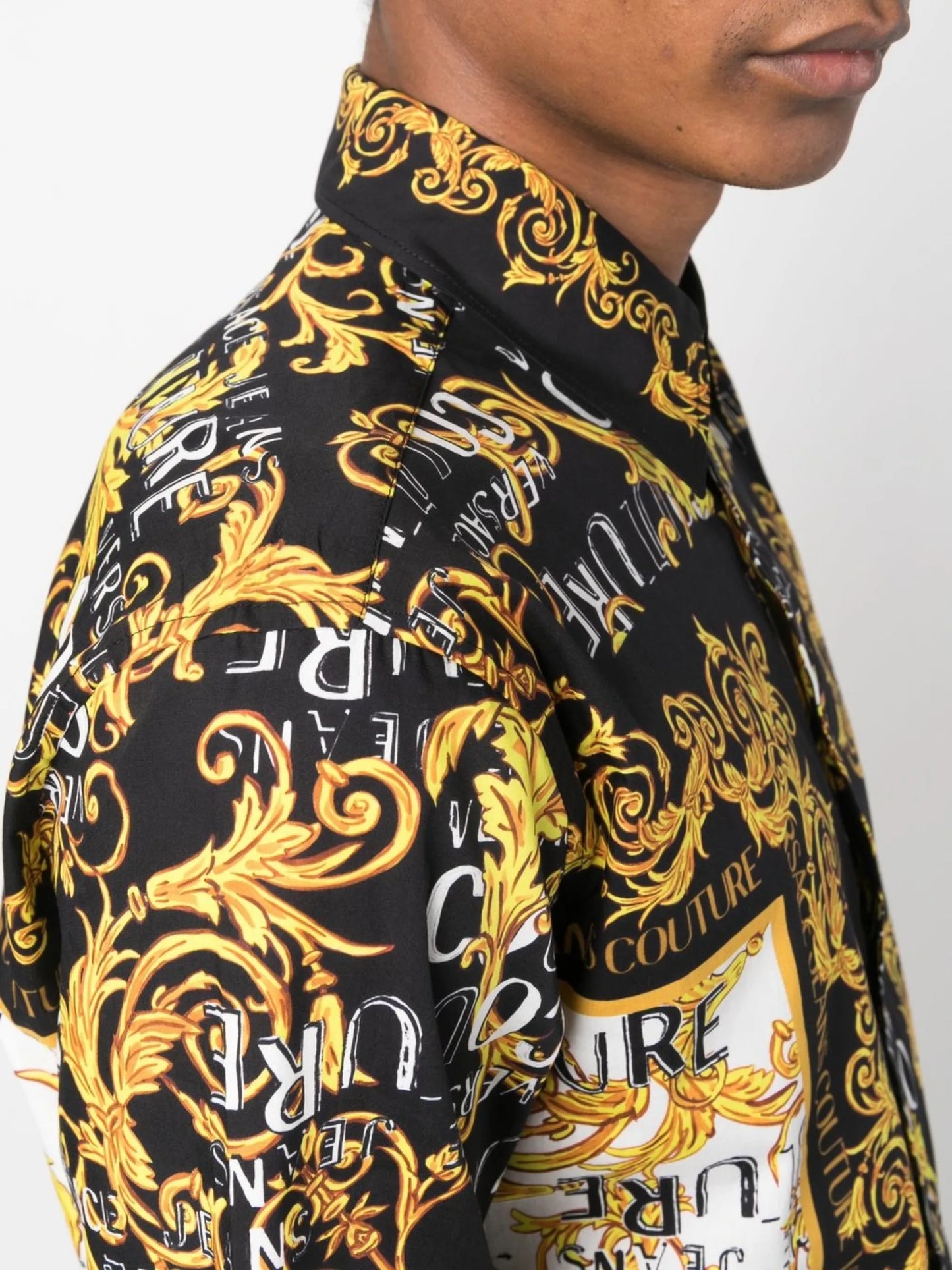 Logo Couture printed shirt