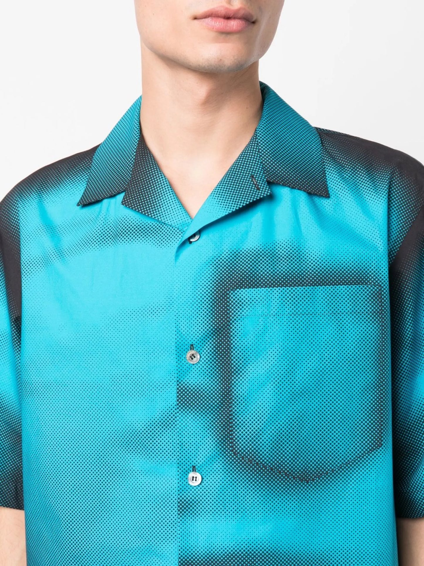 short-sleeve cotton shirt