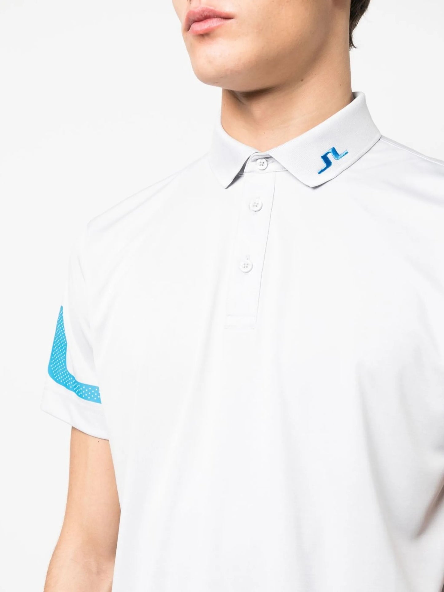Heath contrast-trim polo shirt