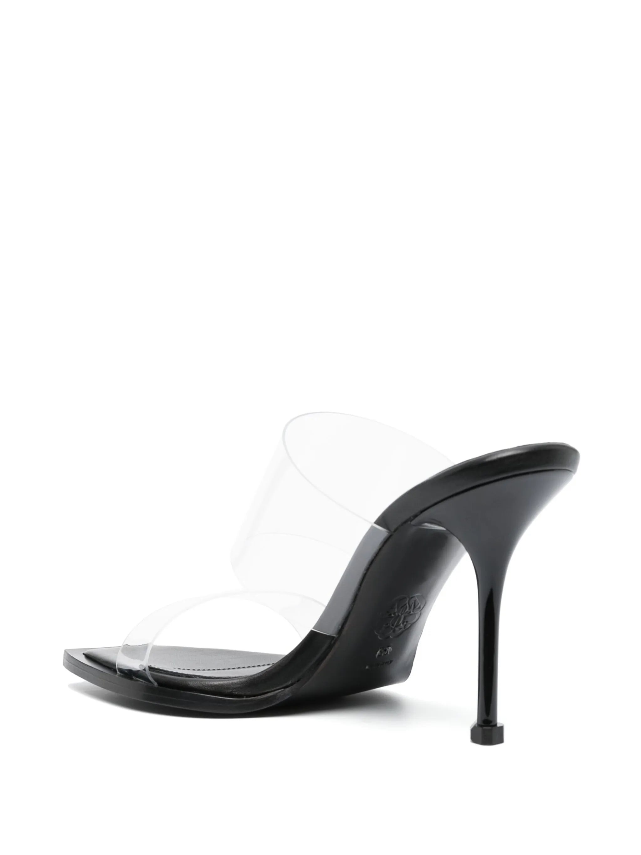 100mm double-strap sandals
