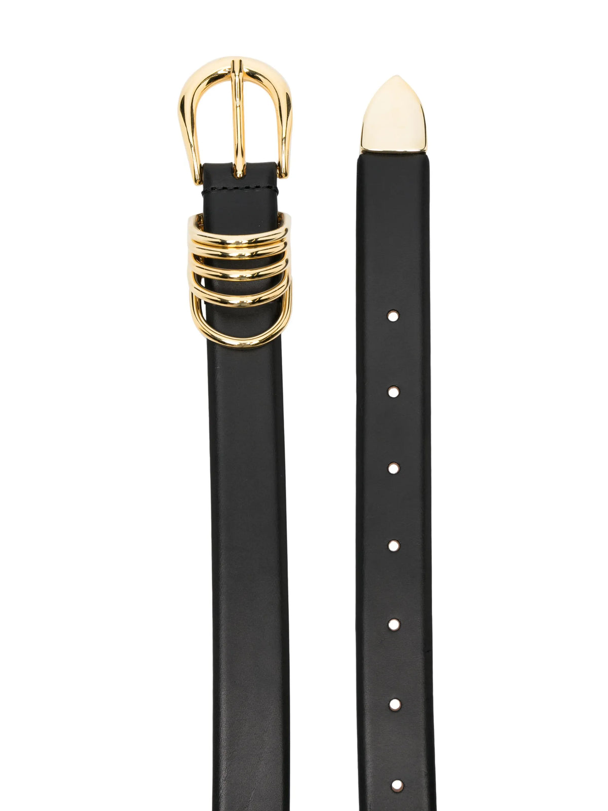 Hollyhock black gold belt