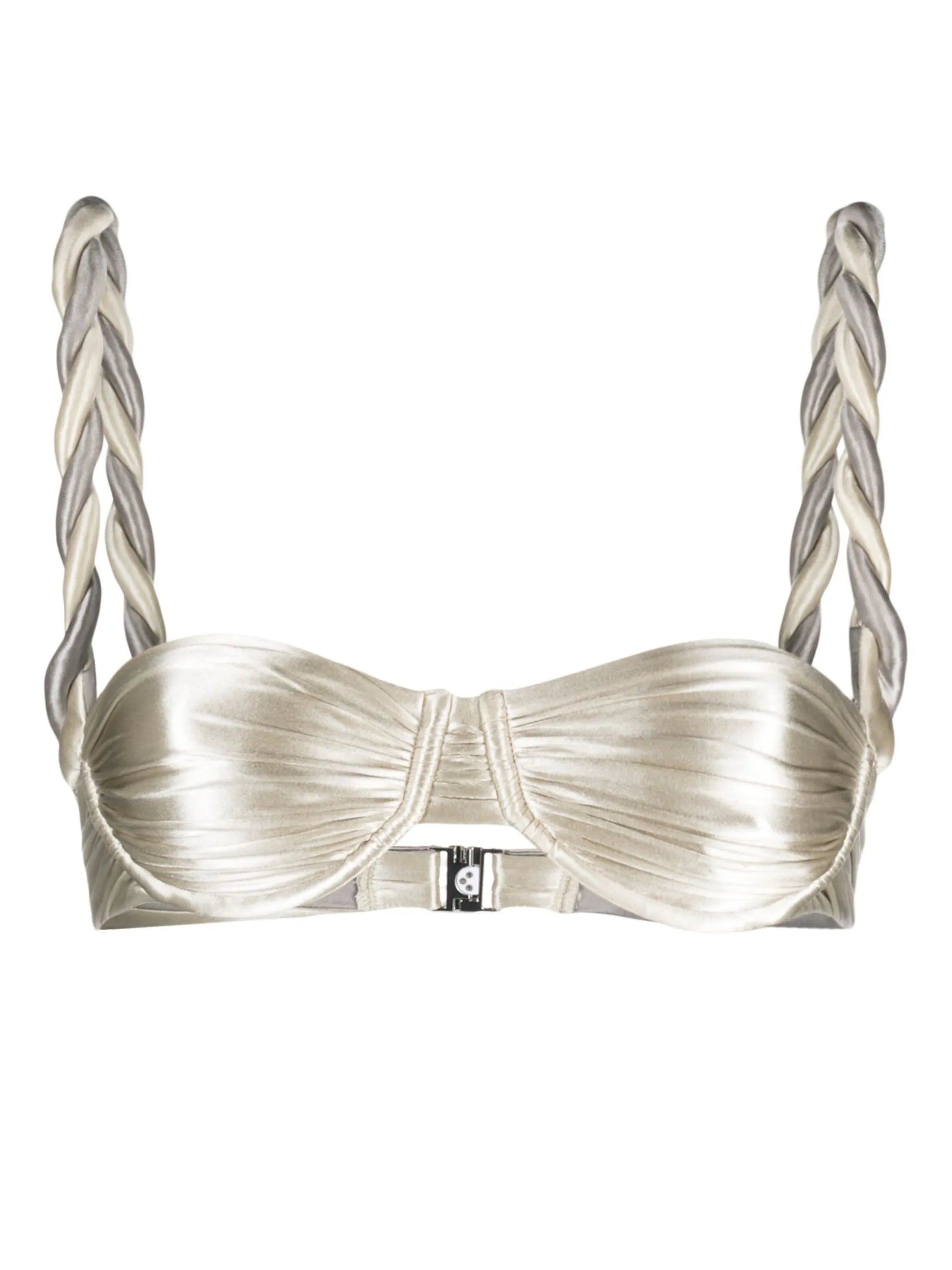 reversible chunky-rope bikini top