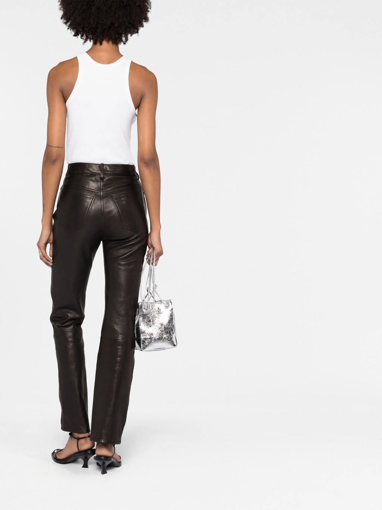 The Danielle leather trousers