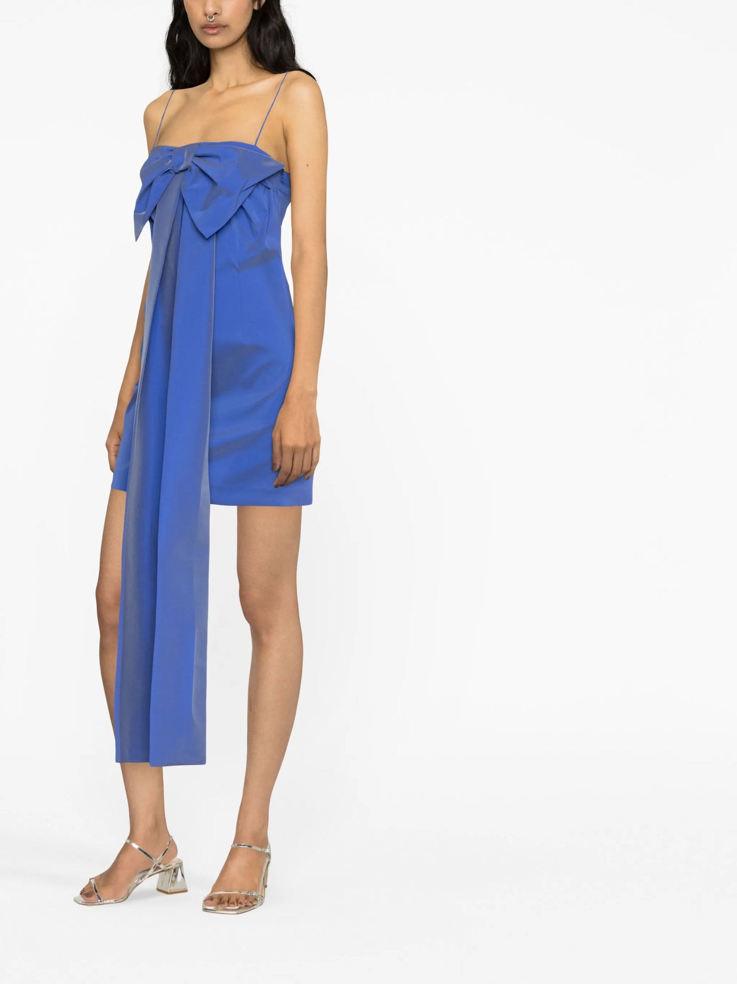 Estelle bow-embellished dress