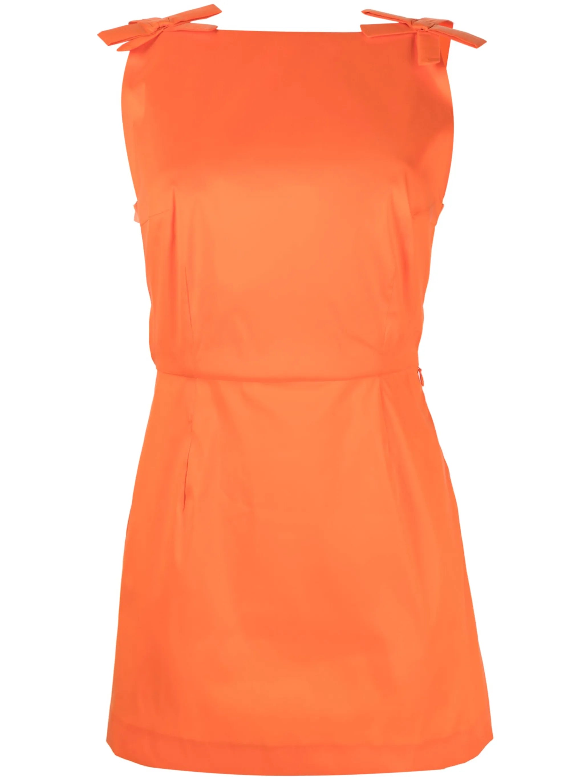 Kim open-back taffeta minidress