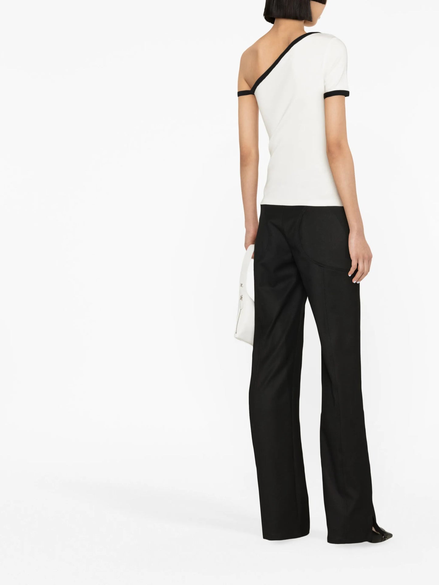 asymmetric T-shirt
