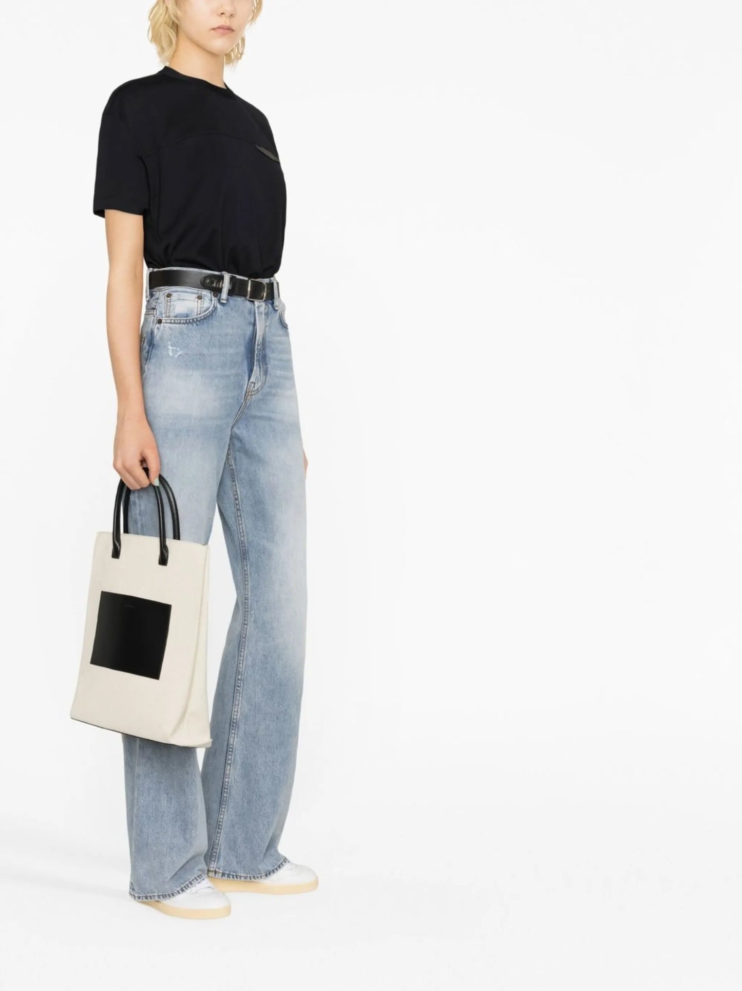 Monili-embellished T-shirt