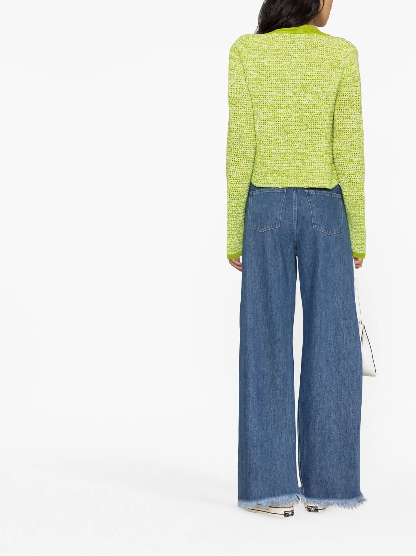 knitted organic cotton cardigan