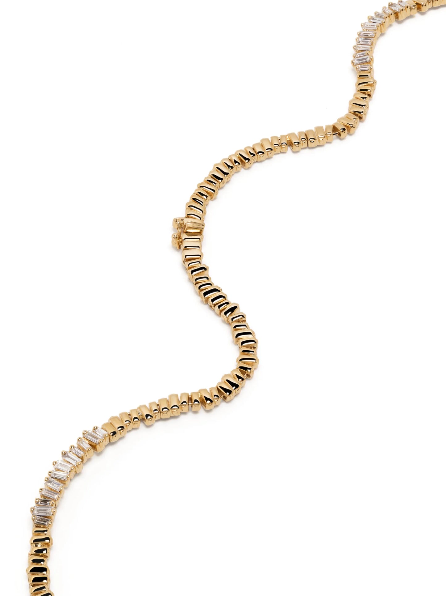 18kt yellow gold diamond necklace