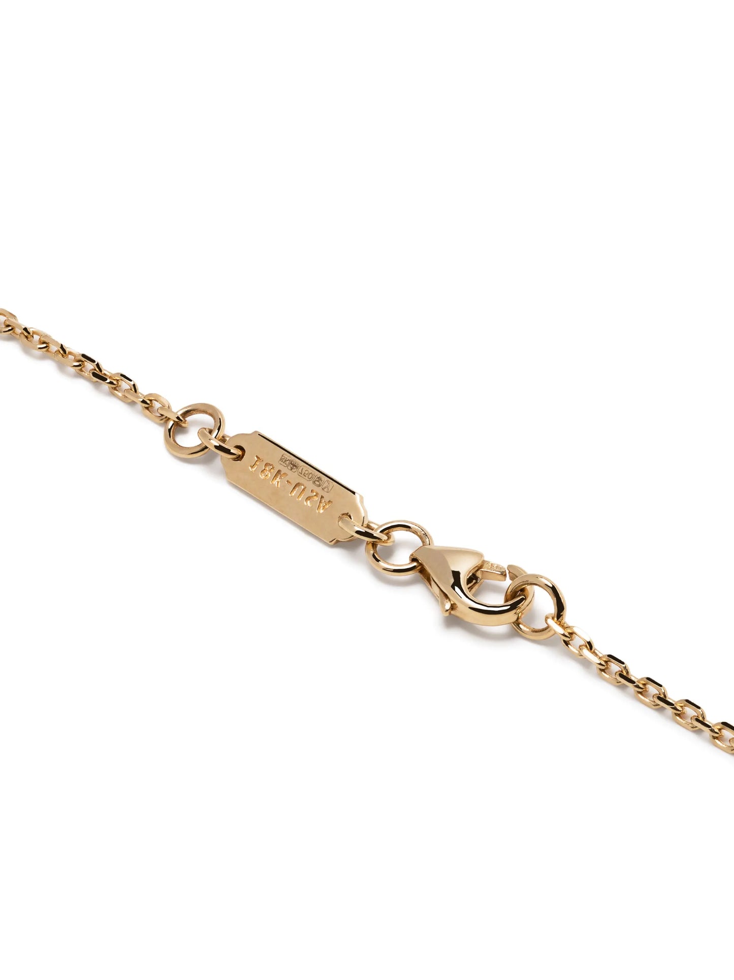 18kt yellow gold Classic diamond cascade necklace