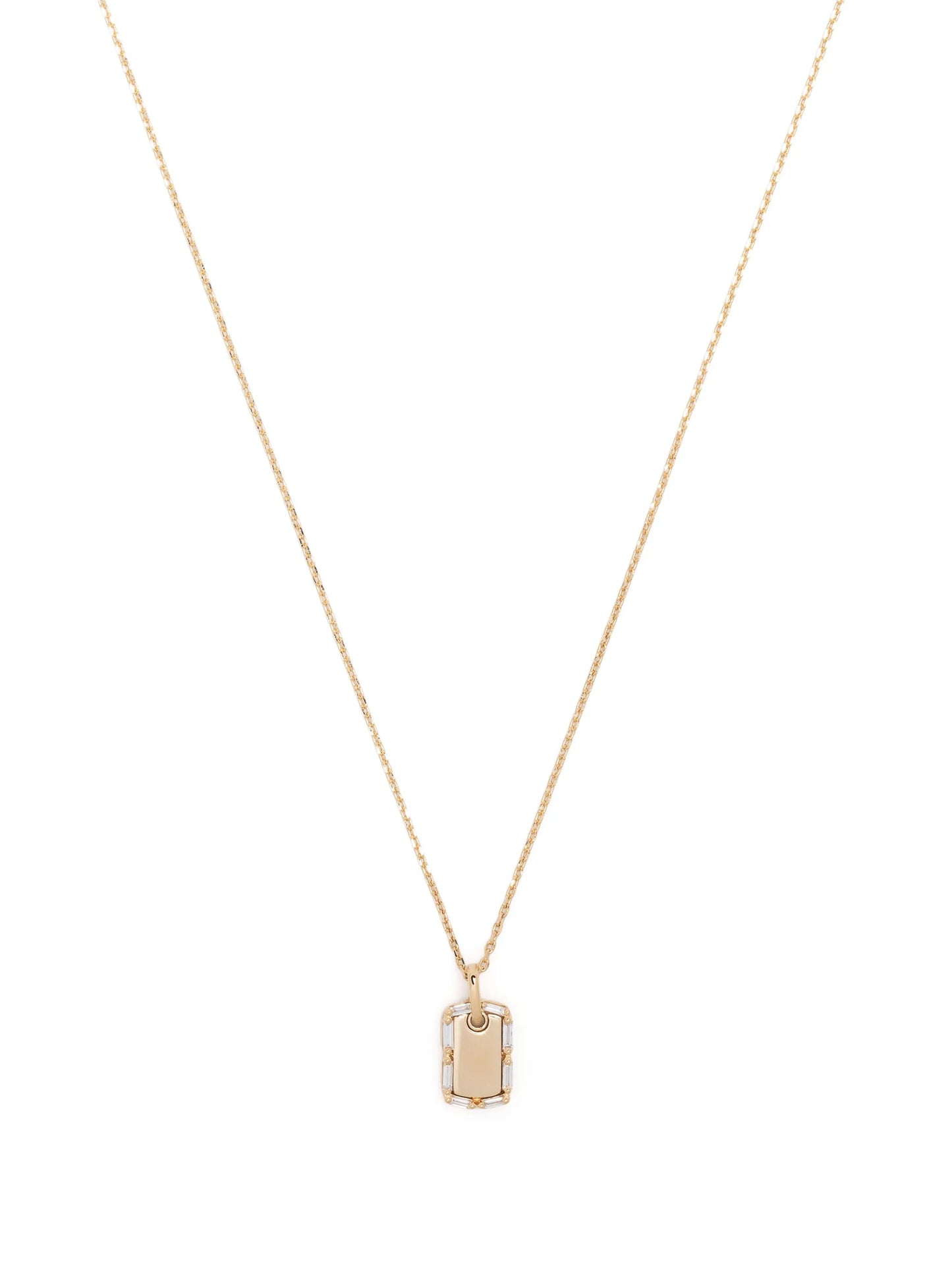 18kt yellow gold diamond necklace