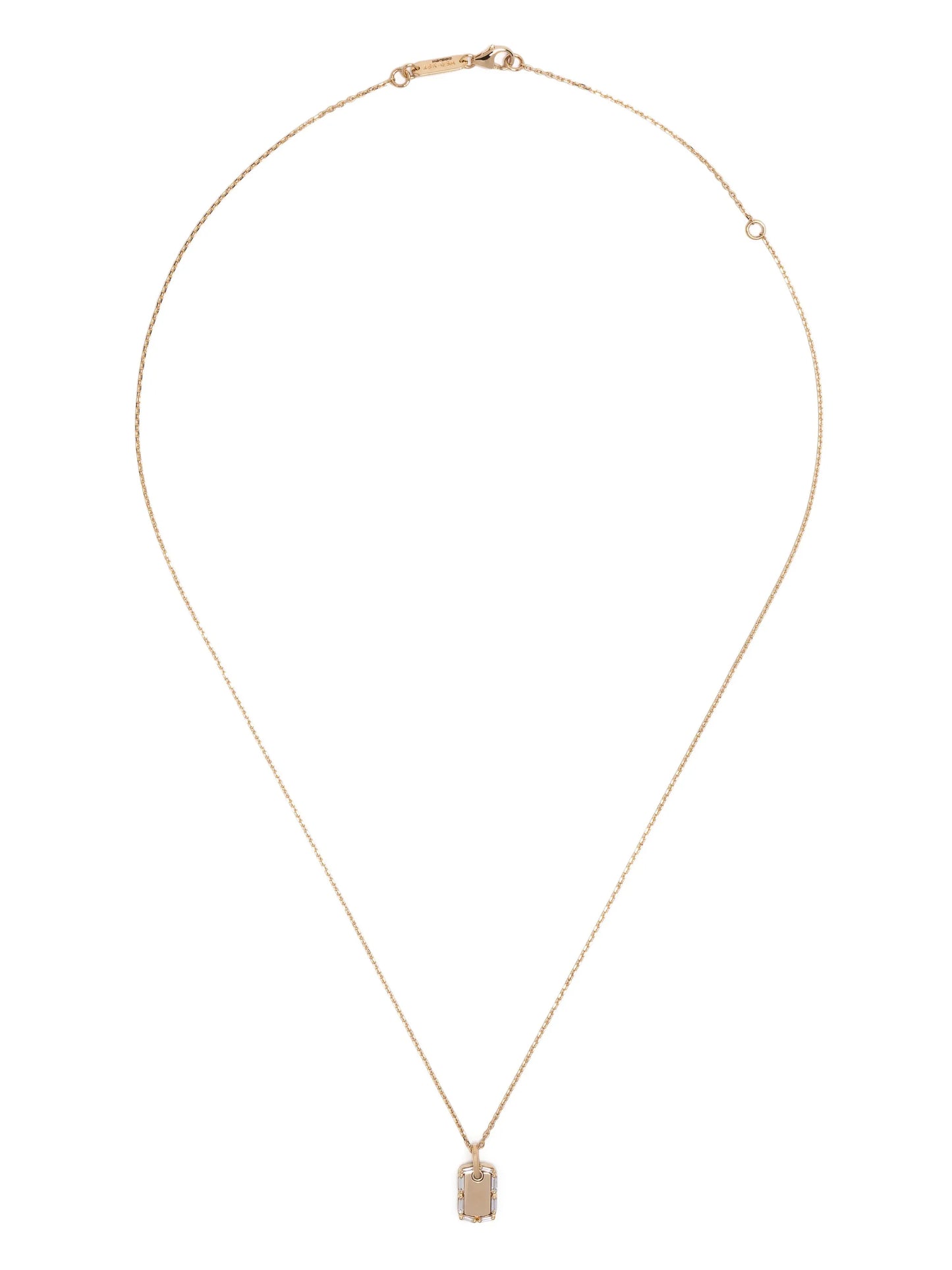 18kt yellow gold diamond necklace