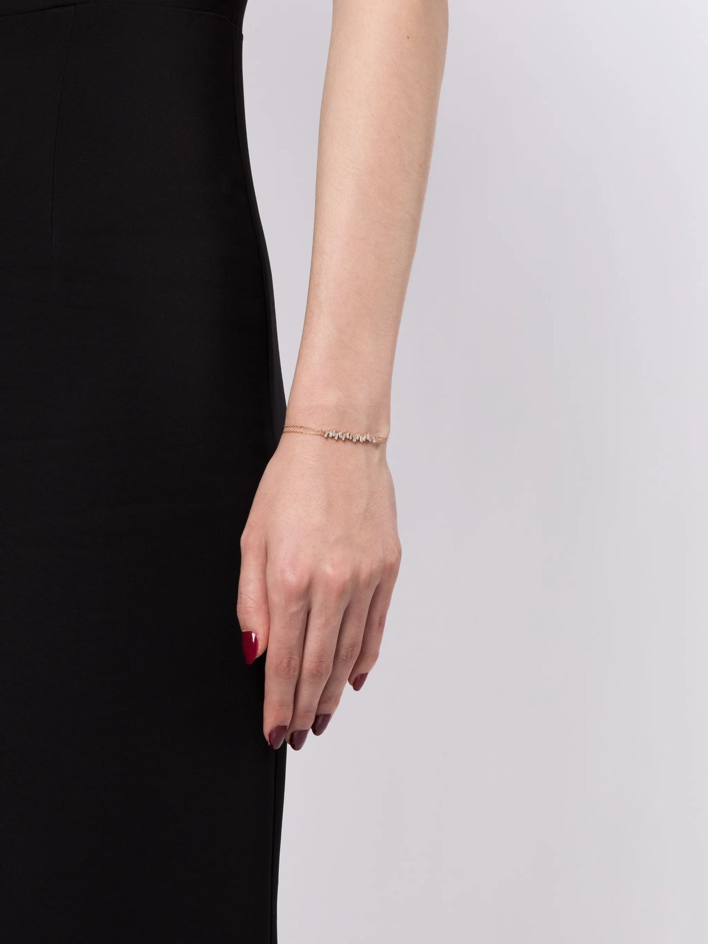 18kt rose gold Willow diamond bracelet