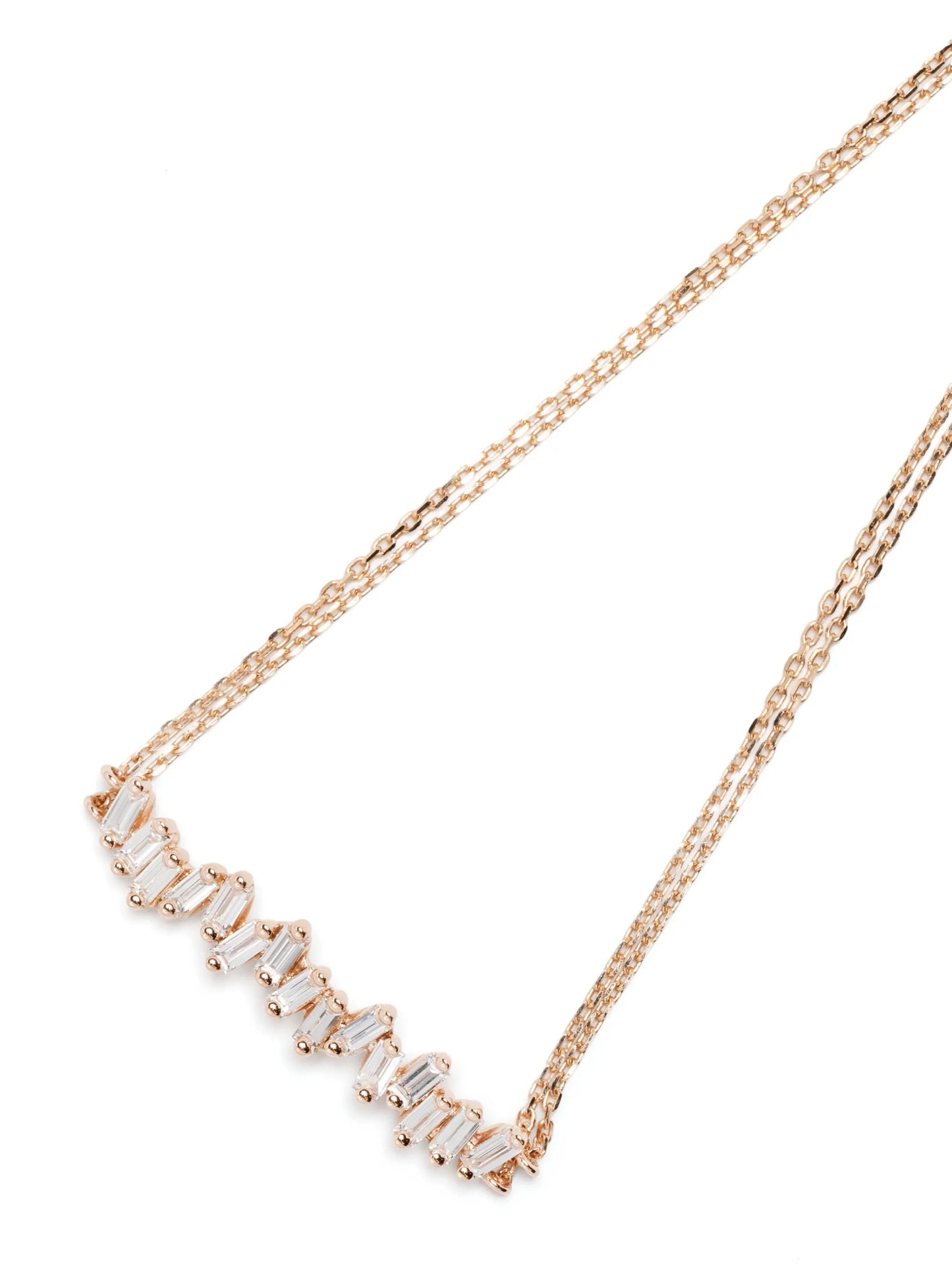 18kt rose gold Willow diamond bracelet