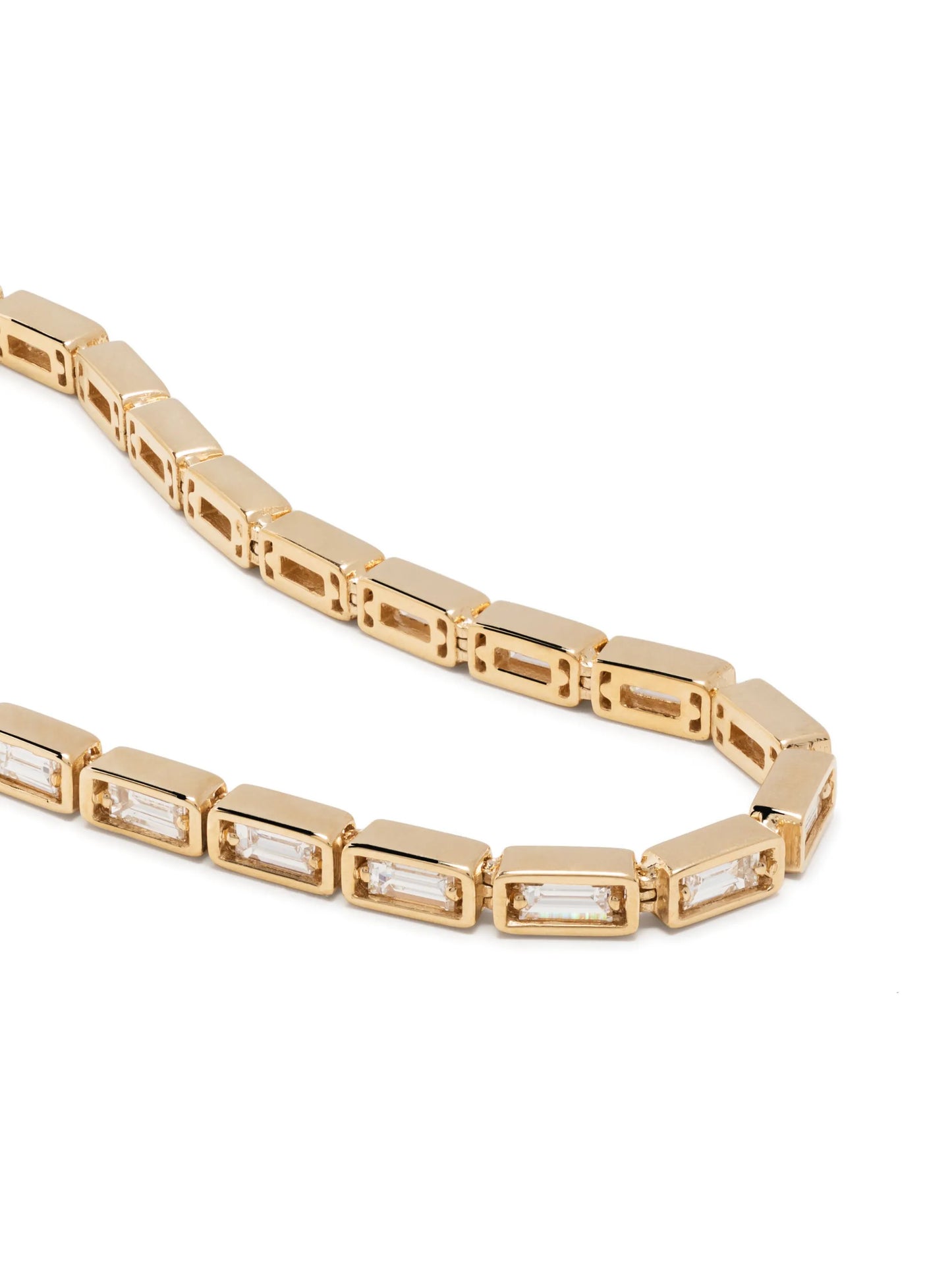 18kt yellow gold diamond tennis bracelet