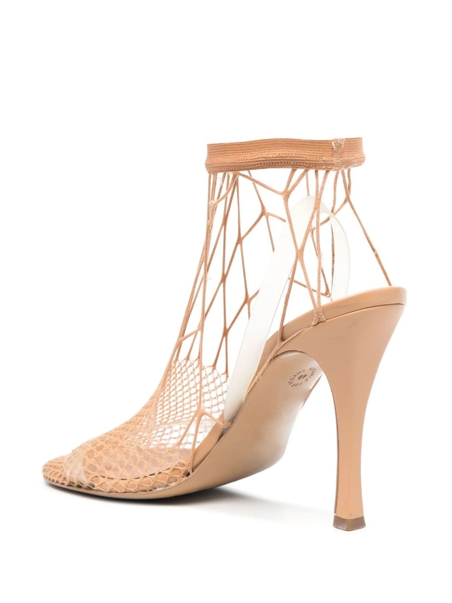 100mm fishnet sandals