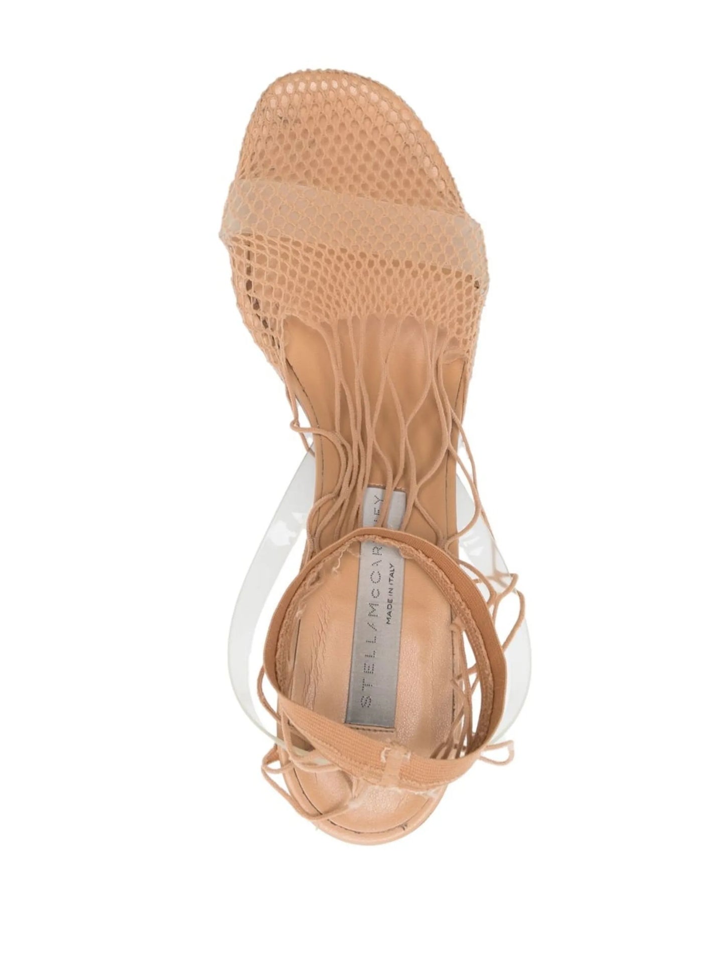 100mm fishnet sandals
