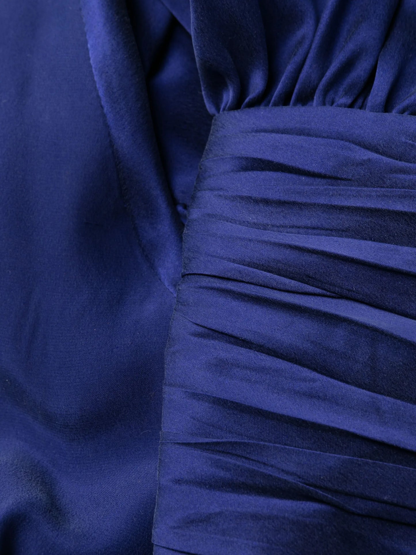 ZIMMERMANN Silk Wrap Mini Dress LS TIE FRNT LAPIS BLUE
