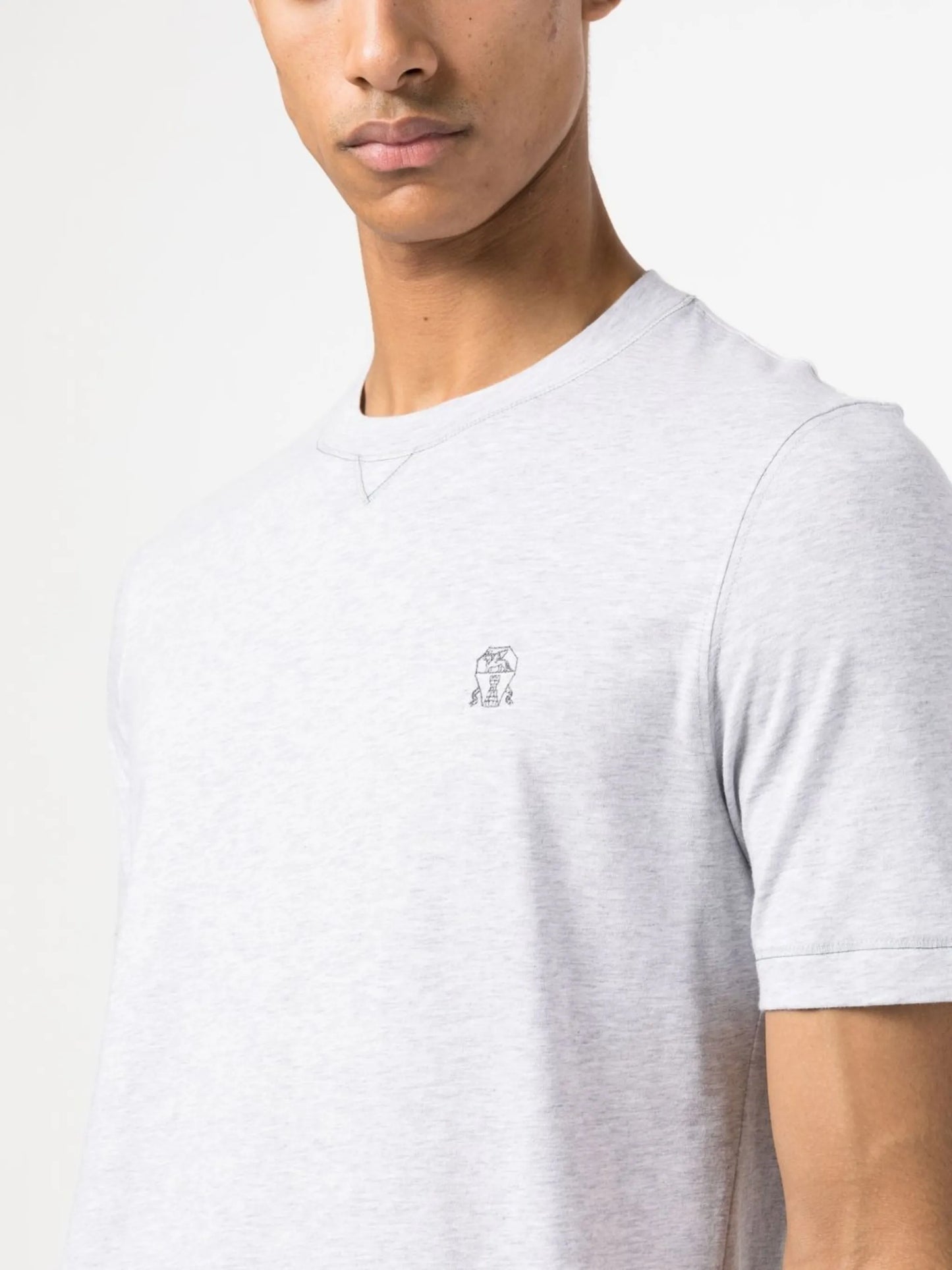 embroidered-logo cotton T-shirt