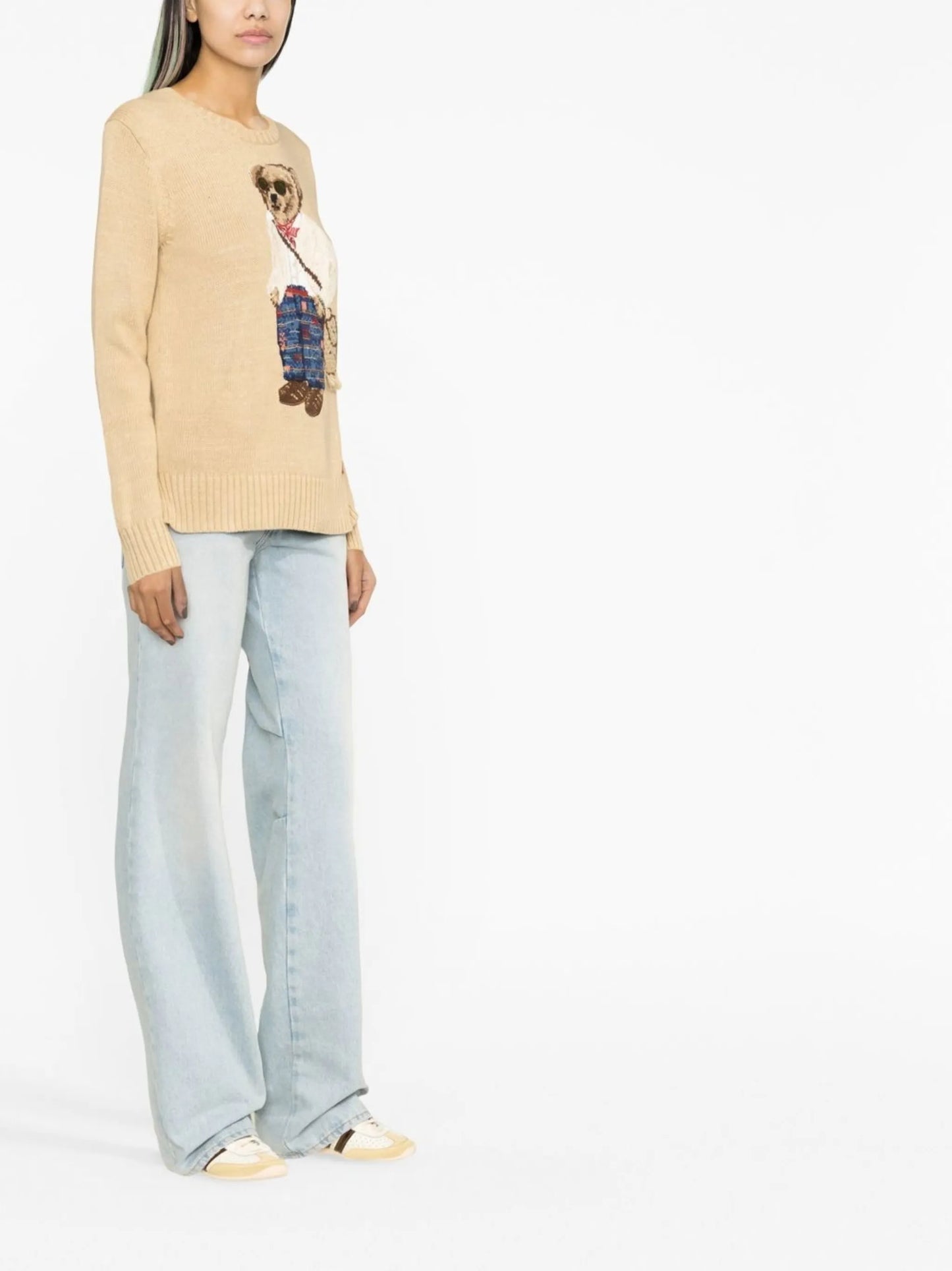 Polo Bear crew-knit jumper
