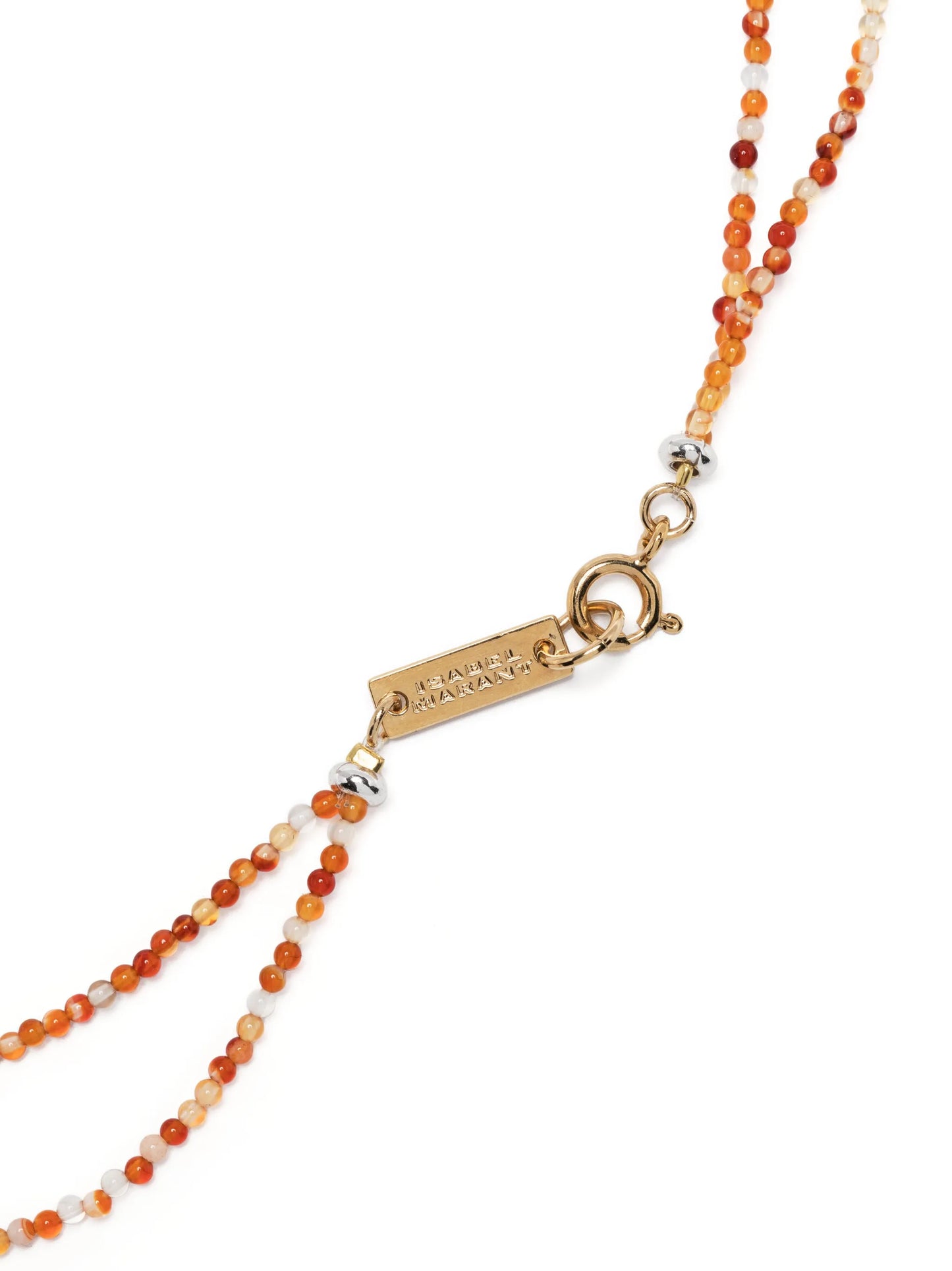 Malebo shell-embellished beaded necklace