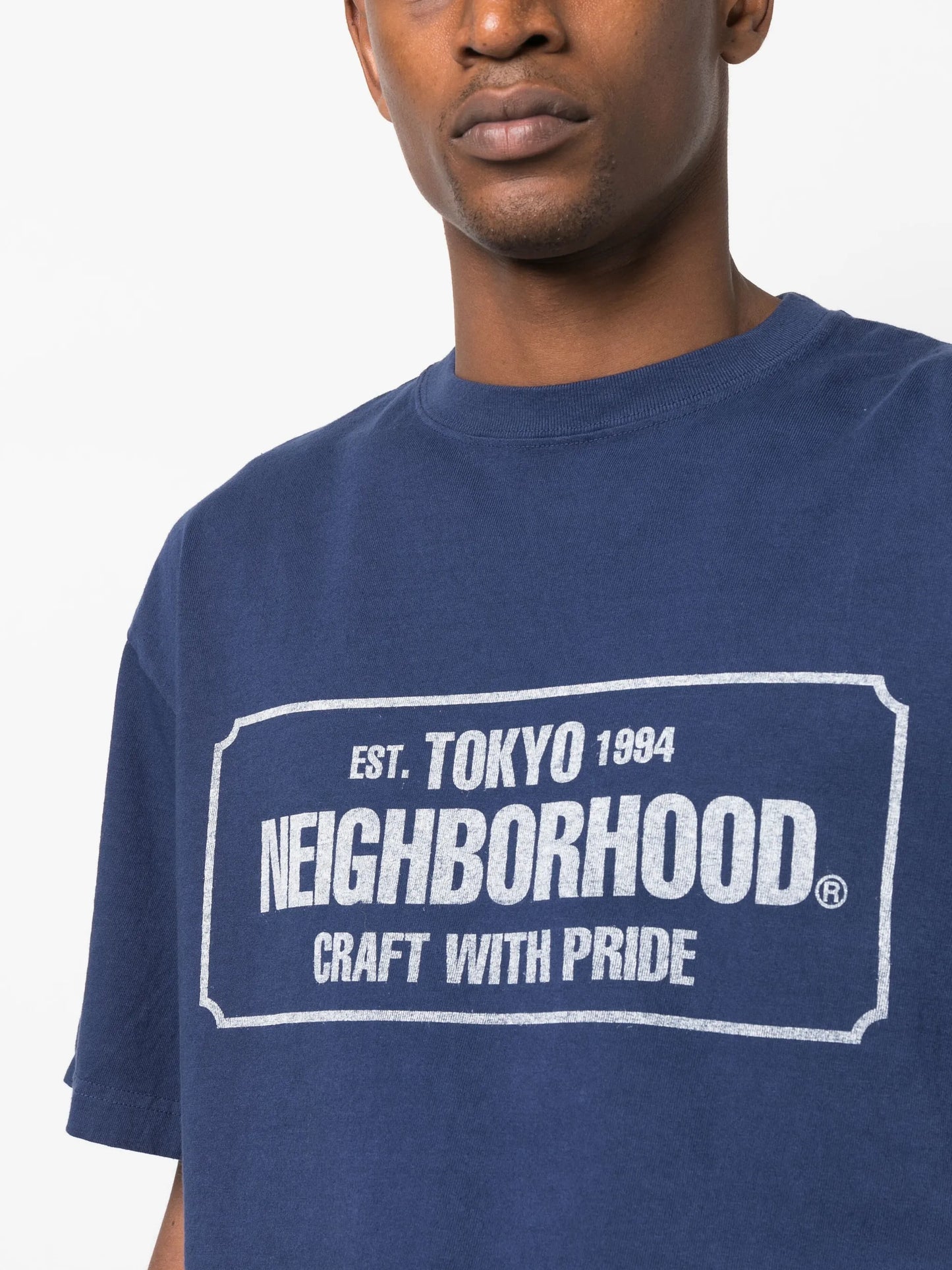 logo-print cotton T-shirt