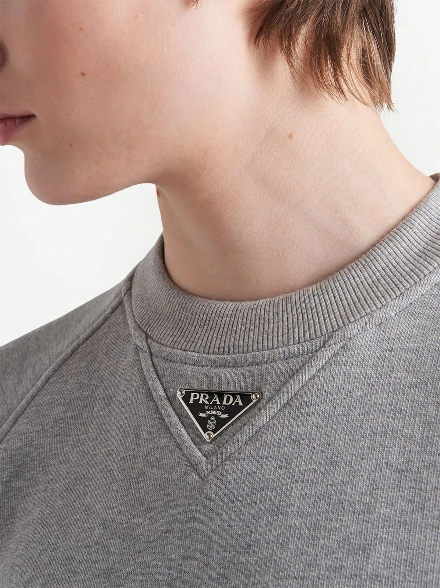 triangle-logo sweatshirt
