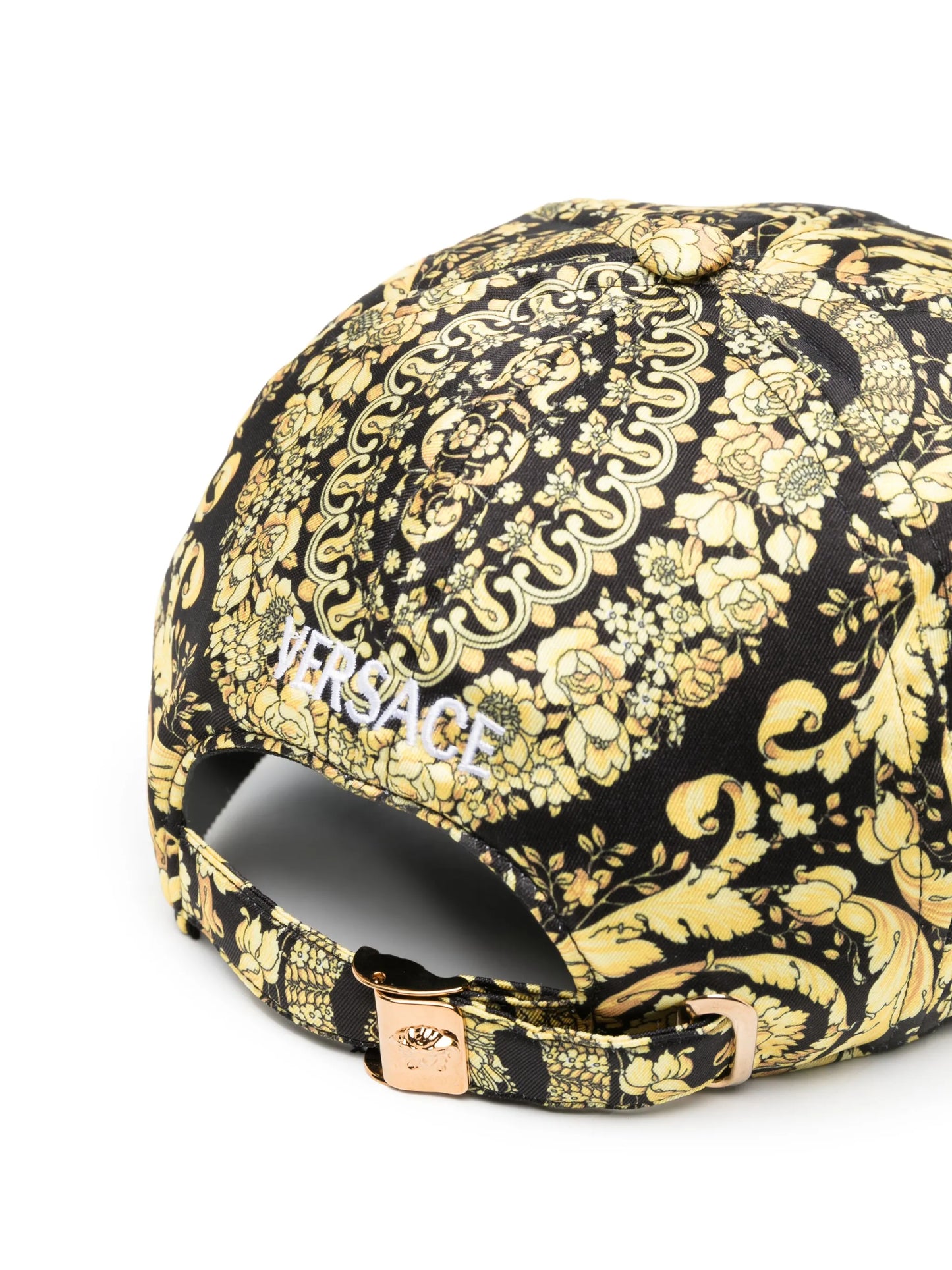 Baroque logo-embroidered cap