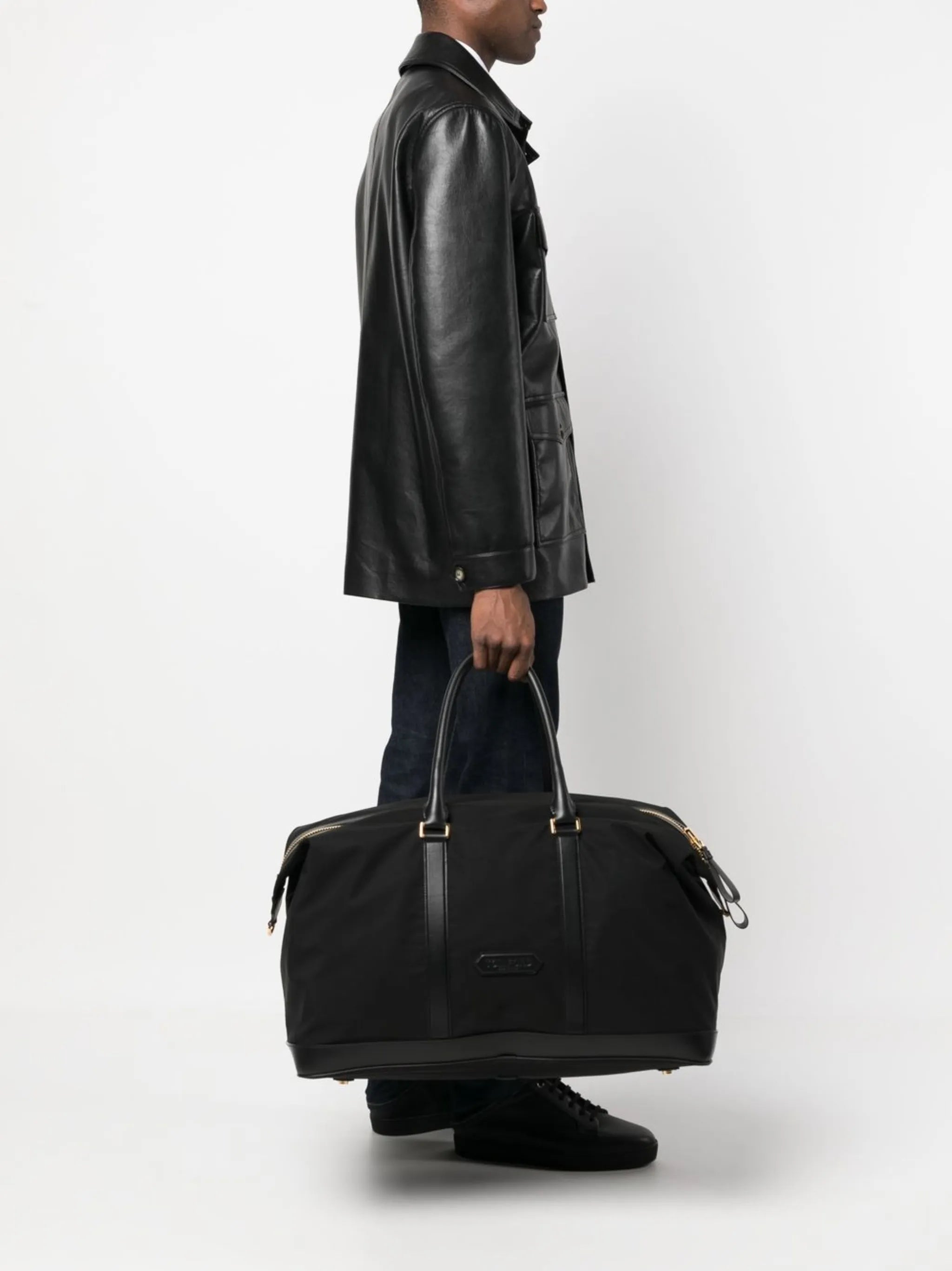 logo-patch duffel bag