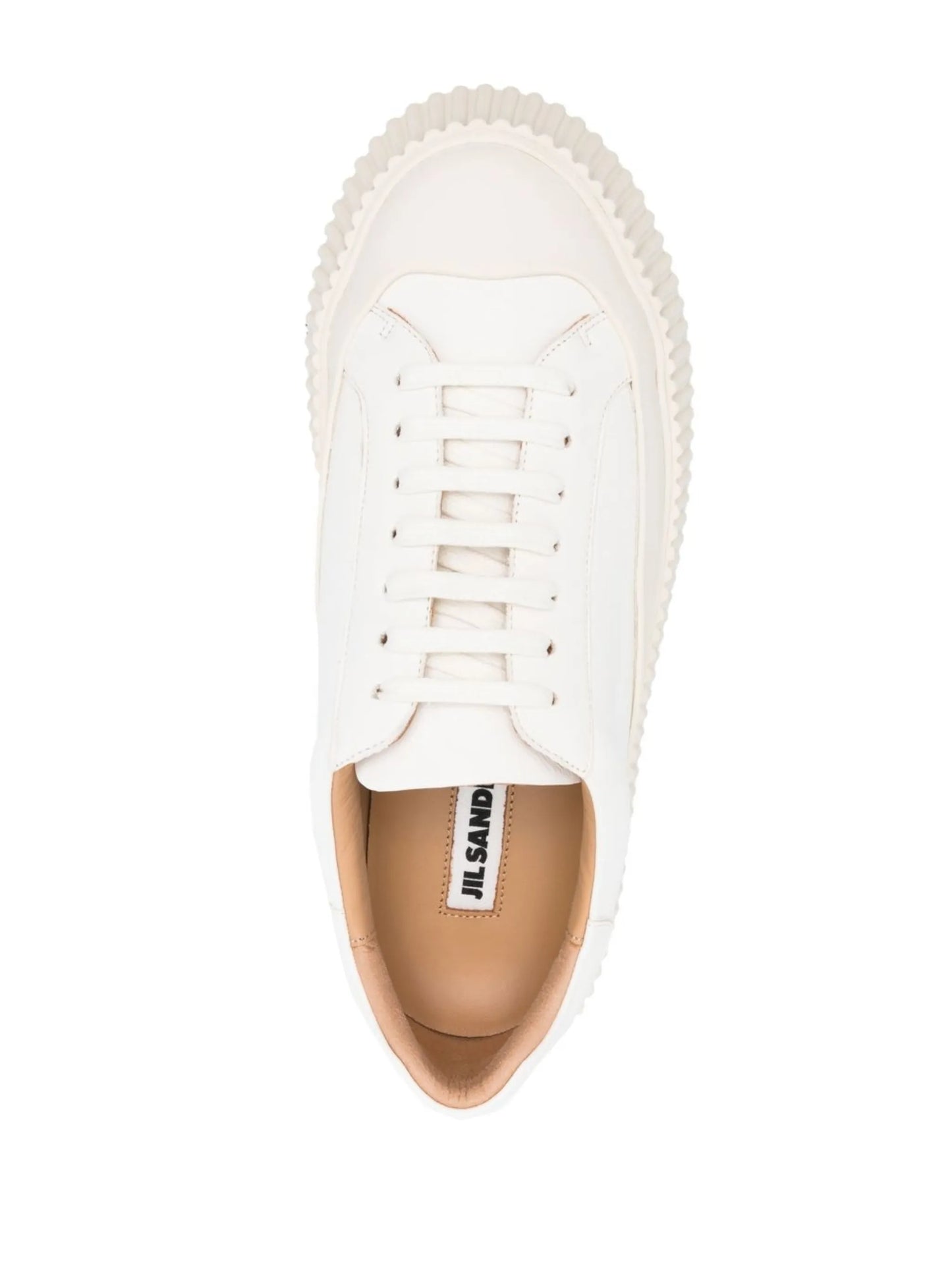 leather flatform sneakers