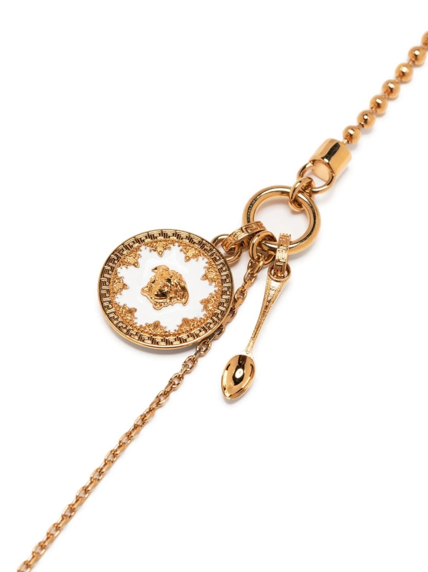 golden-detailed necklace