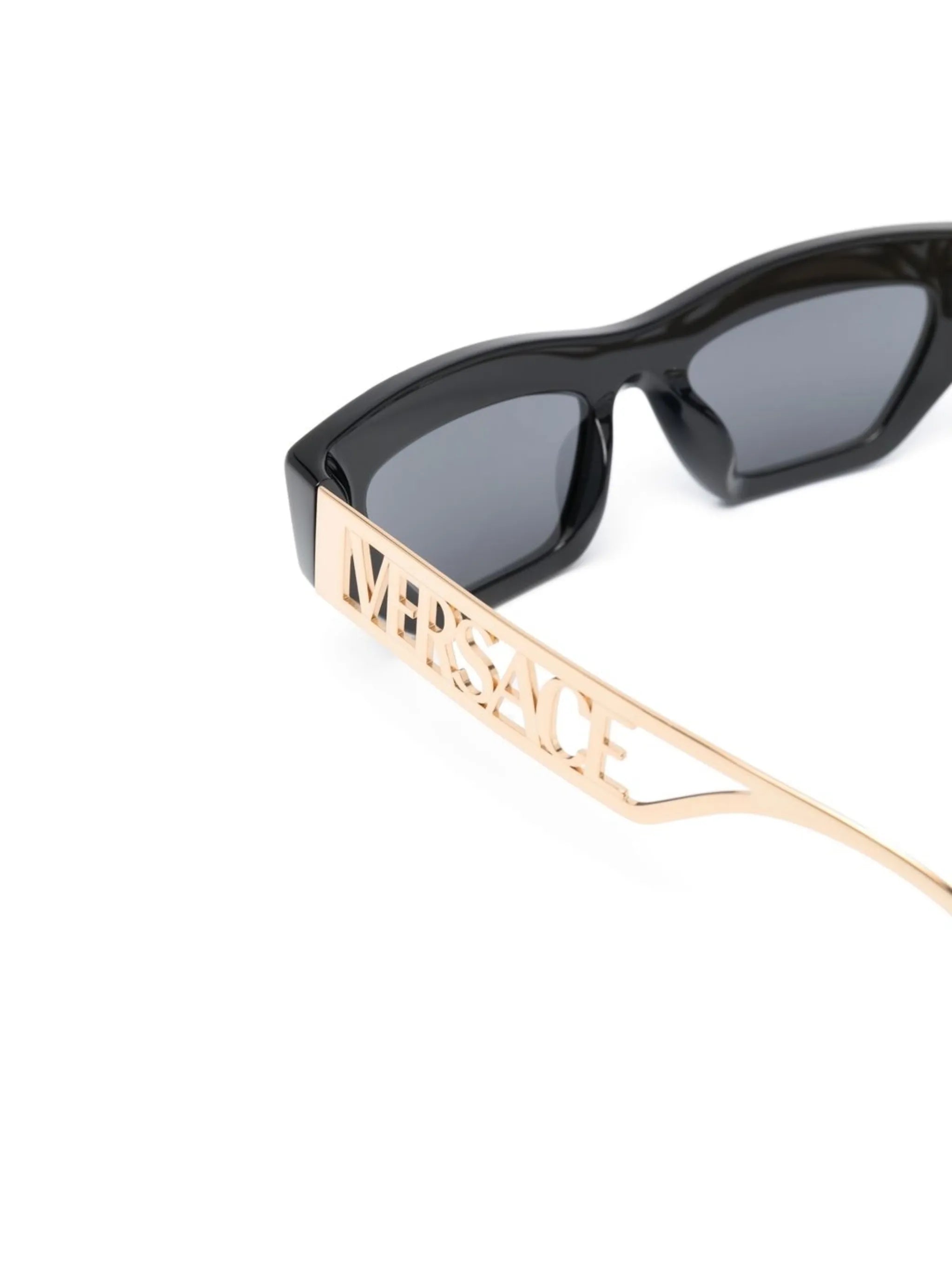 logo-plaque cat-eye sunglasses