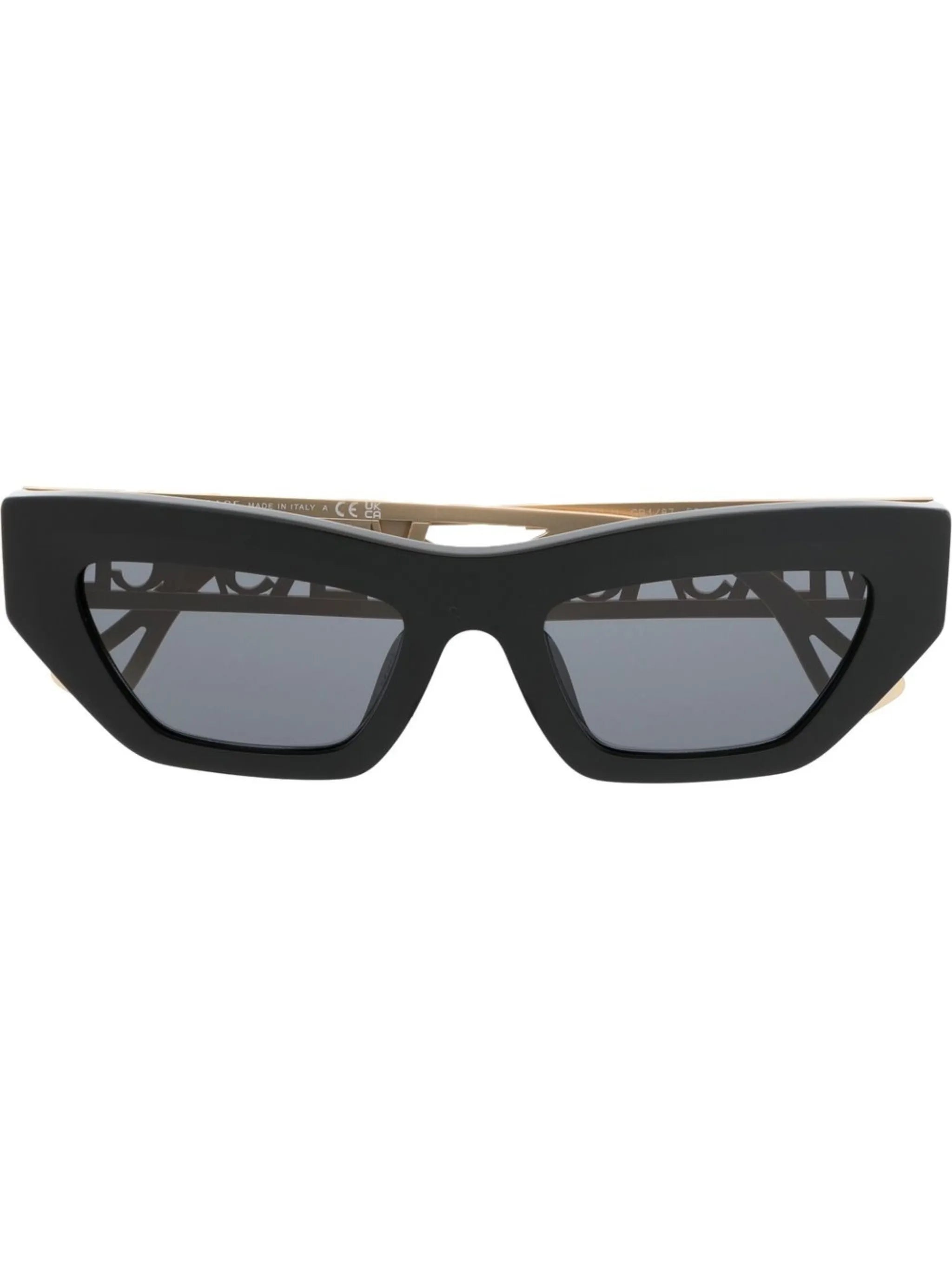 logo-plaque cat-eye sunglasses