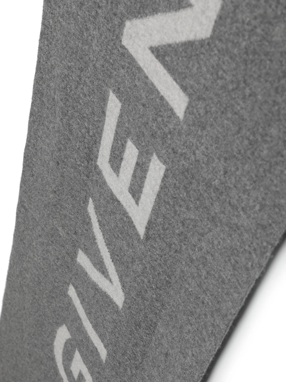 logo-embroidered scarf